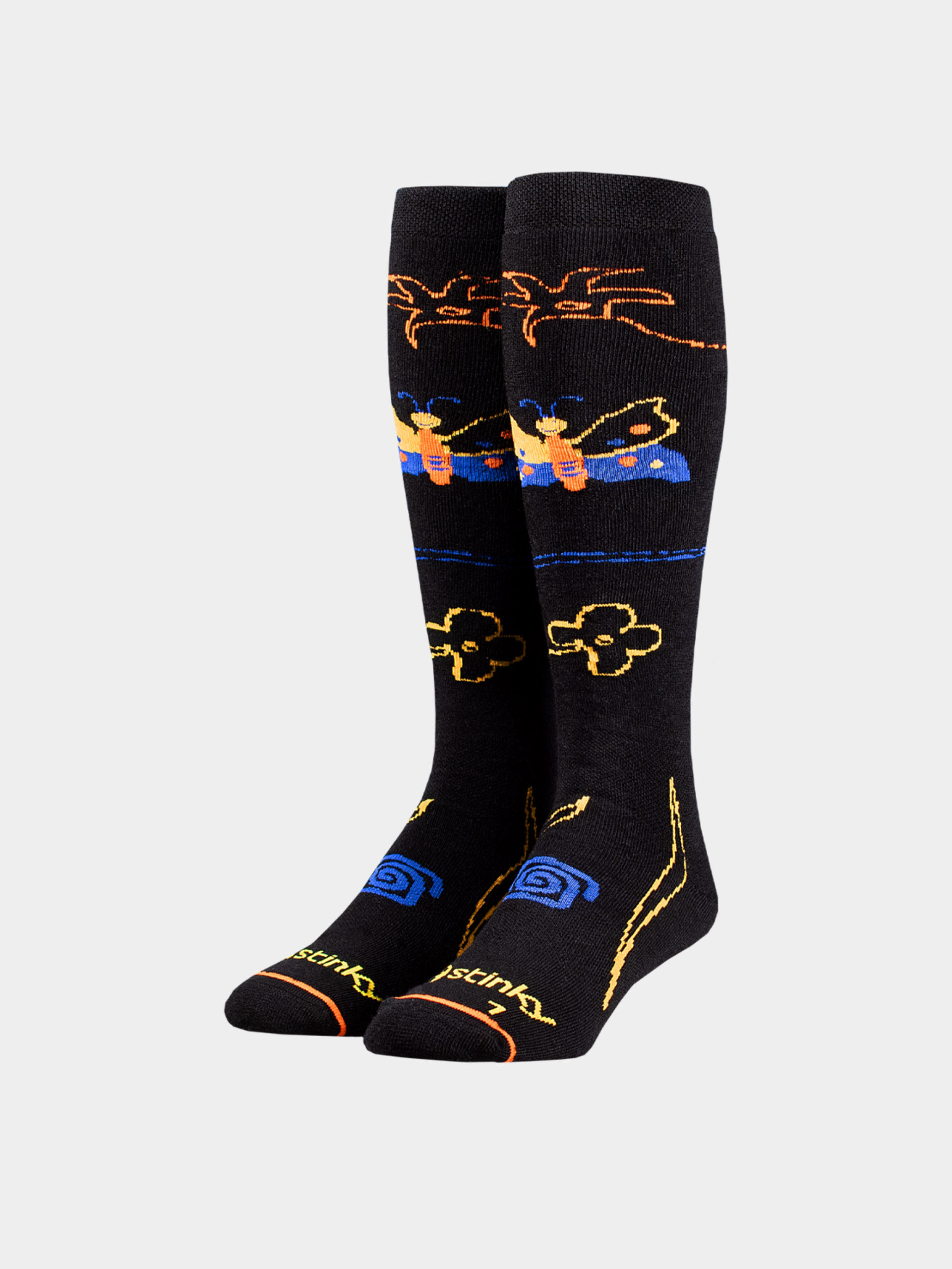 Ponožky Stinky Socks Dark Existance (black)