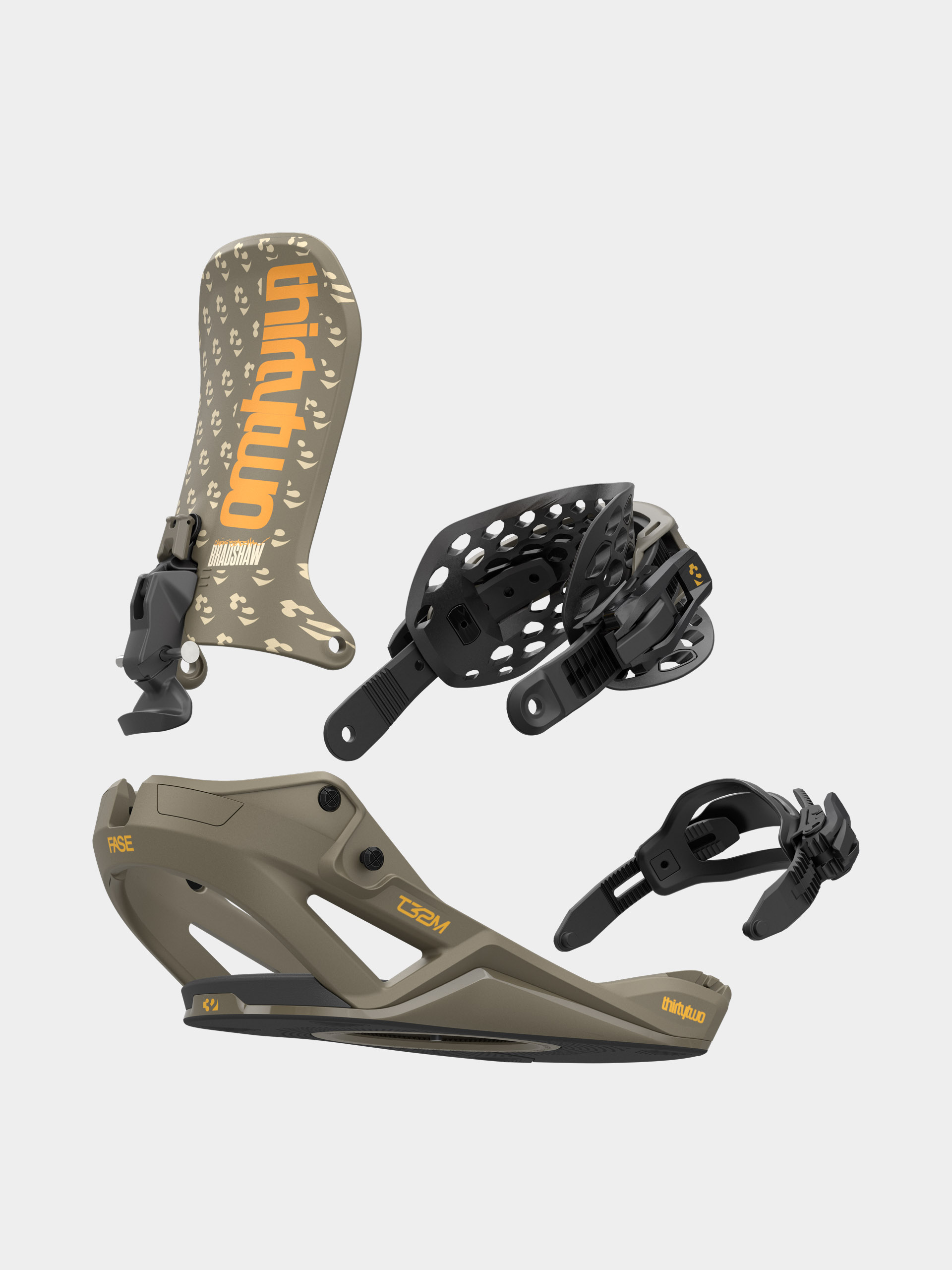 Snowboardové vázání ThirtyTwo T32M Fase (green)