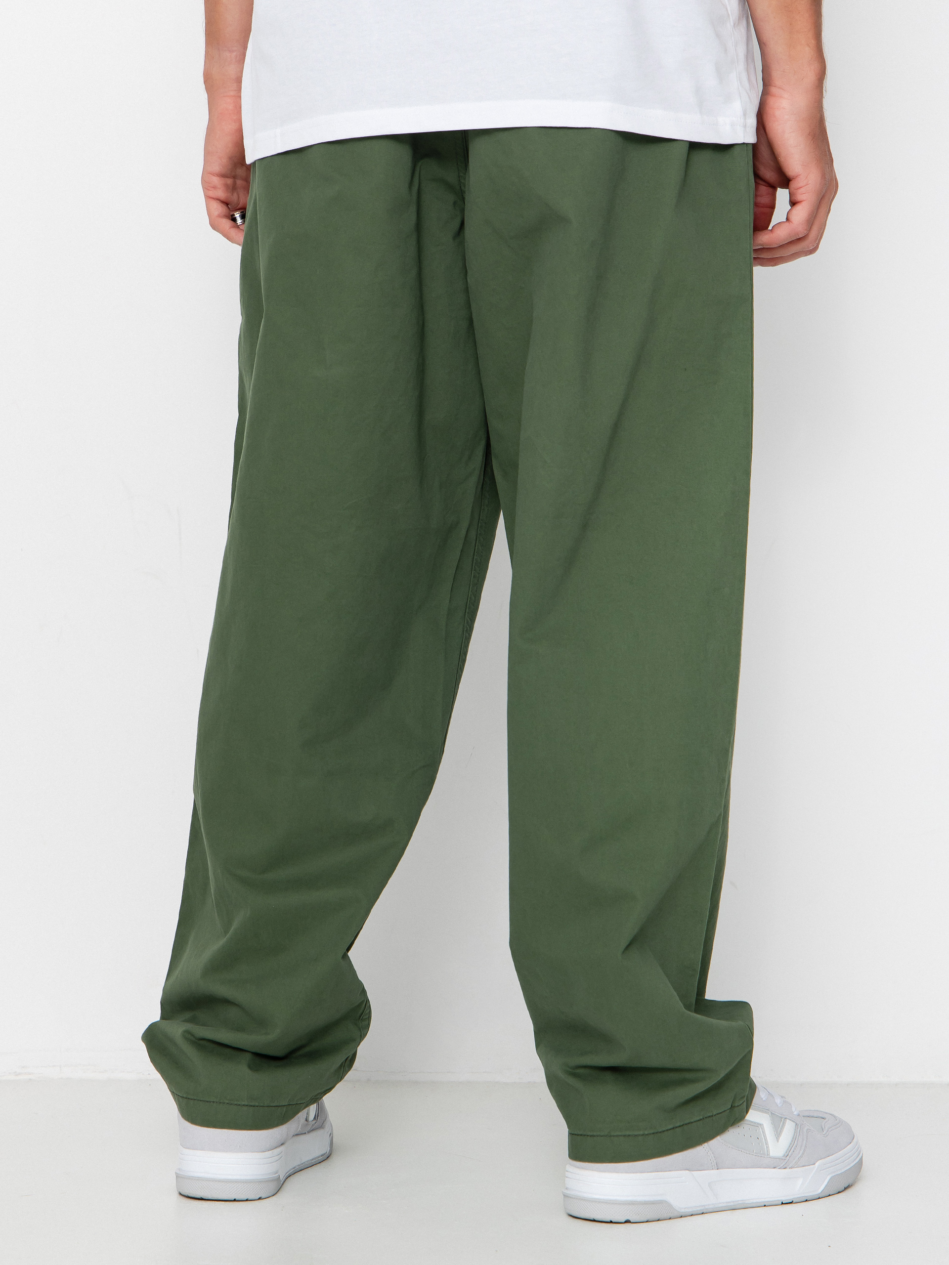 Kalhoty Vans Range Baggy Tapered Elastic Waist (pine forest)