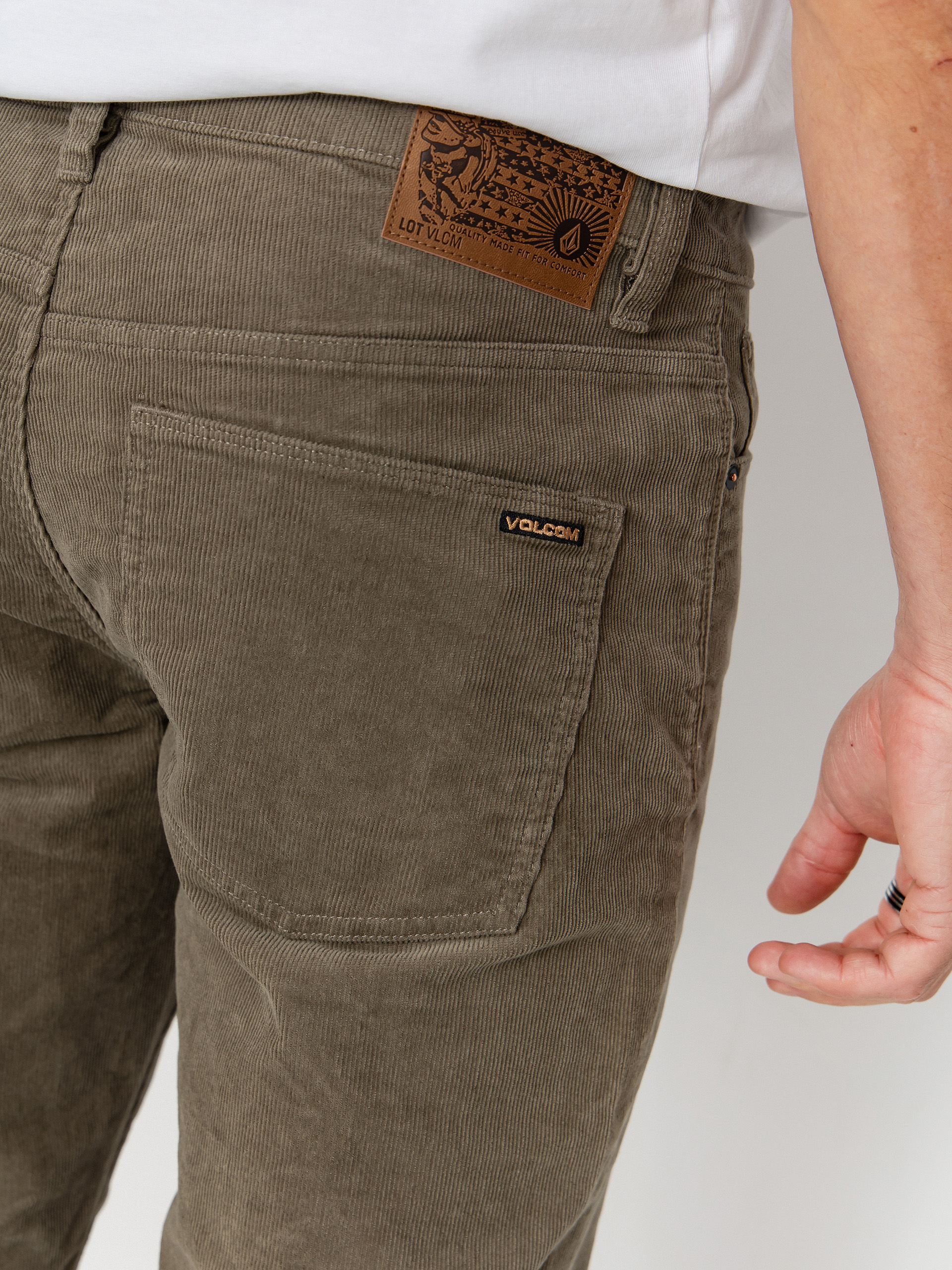 Kalhoty Volcom Solver 5 Pocket Cord (brindle)