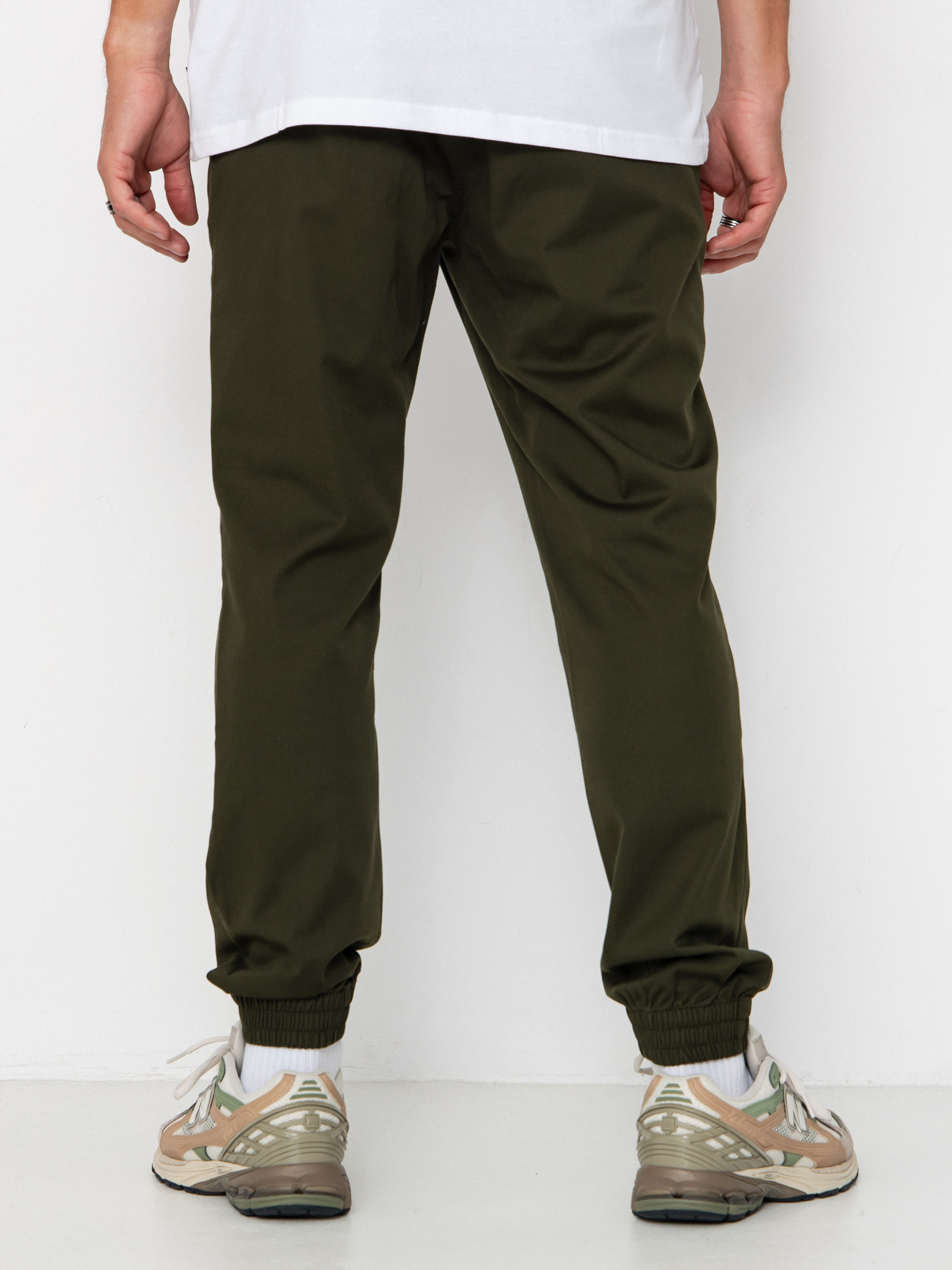 Kalhoty Volcom Frickin Slim Jogger (dark green)