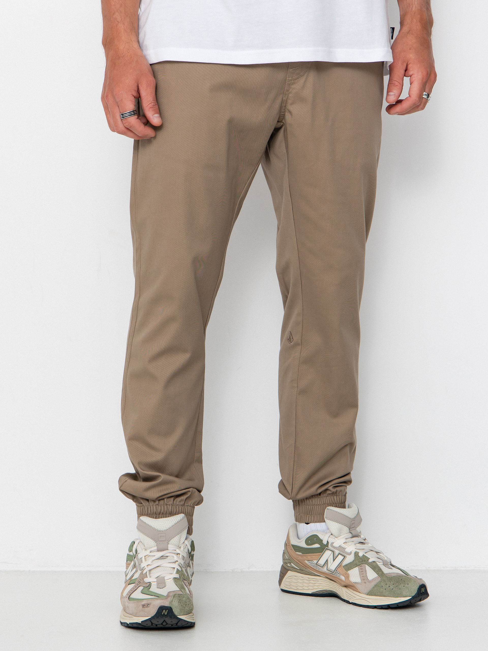 Kalhoty Volcom Frickin Slim Jogger (khaki)