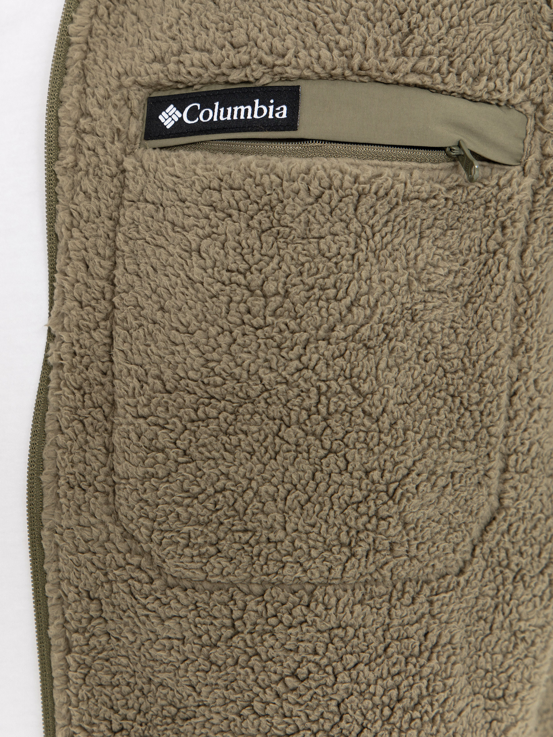 Pánský Fleecová mikina Columbia Rugged Ridge High Pile Full Zip (stone green)