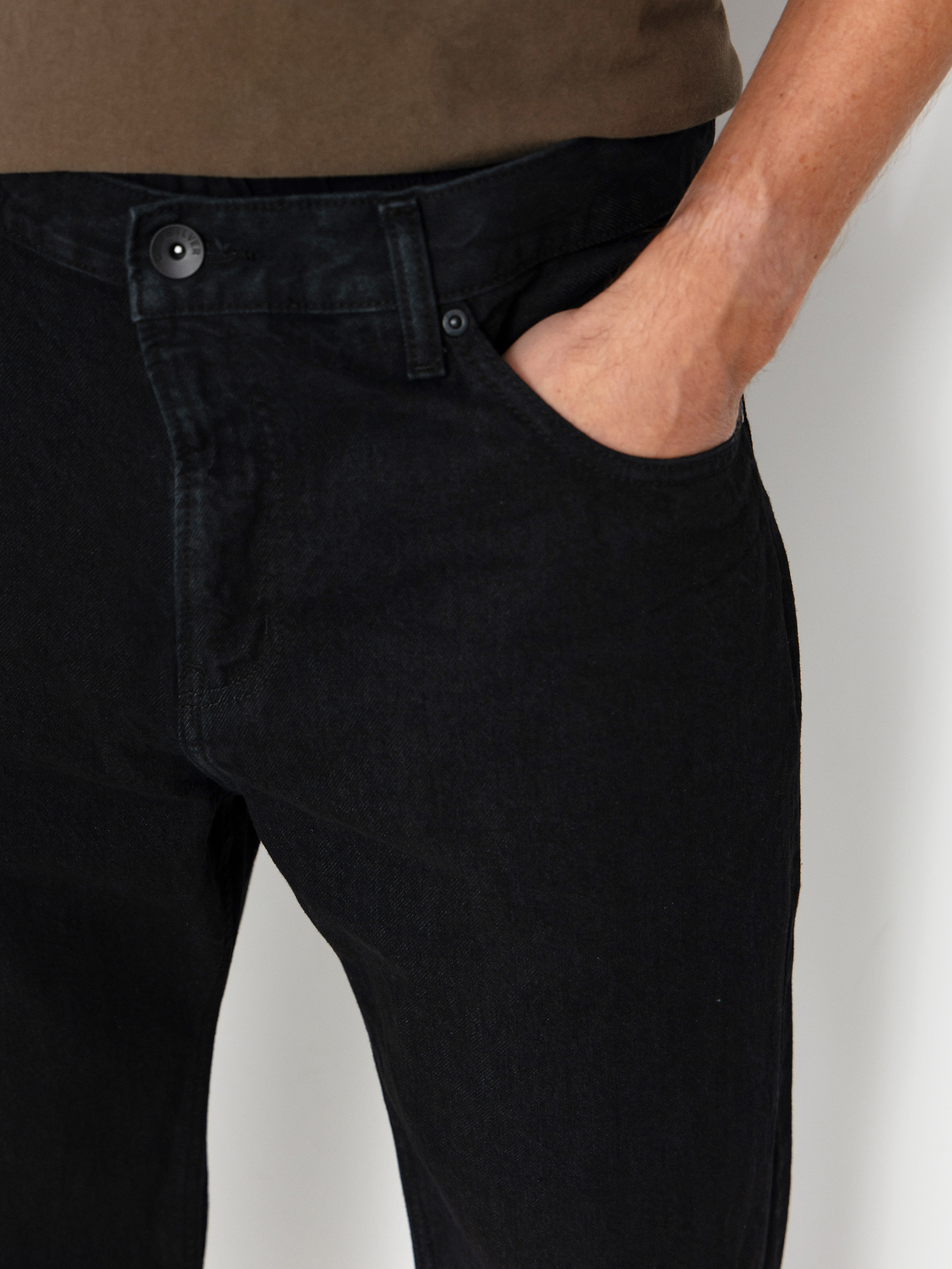 Kalhoty Quiksilver Baggy Denim (black)