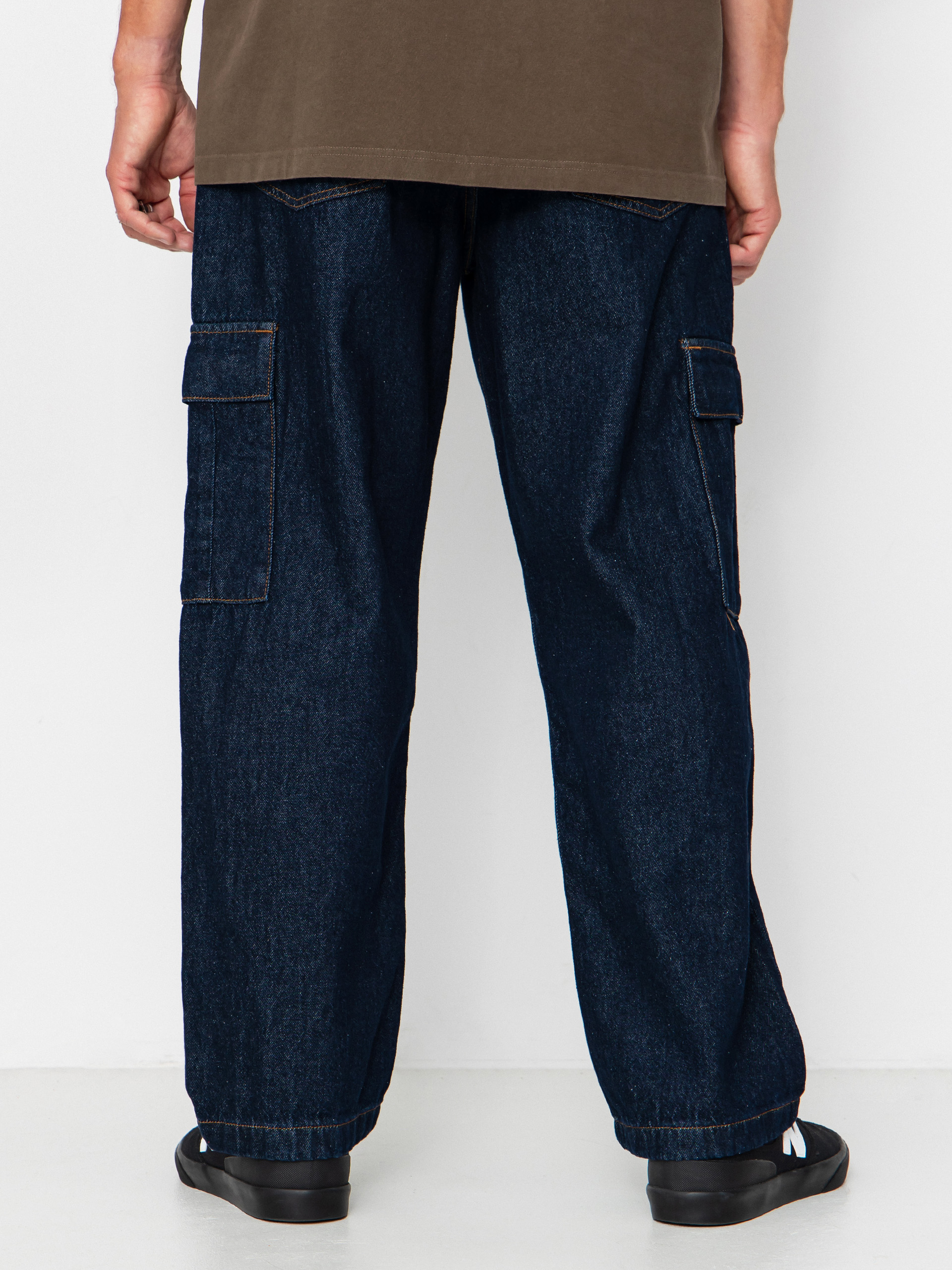 Kalhoty DC Worker Baggy Denim Cargo (dark denim)
