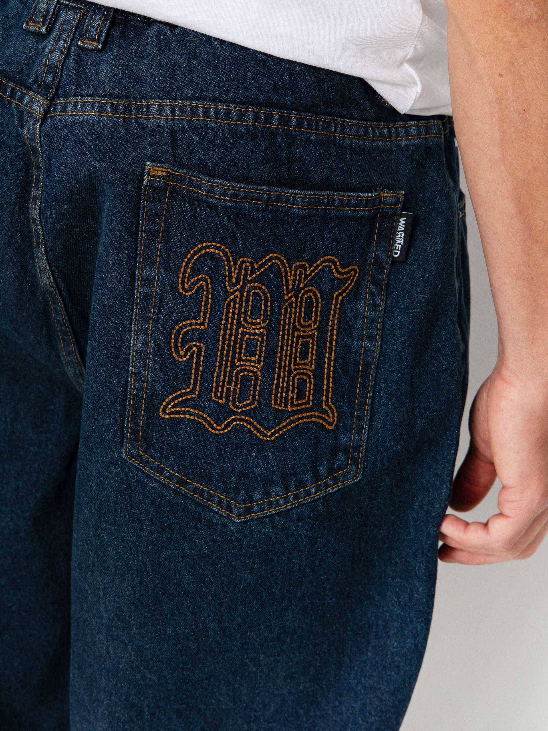 Kalhoty Wasted Paris Signature Rod (raw blue)