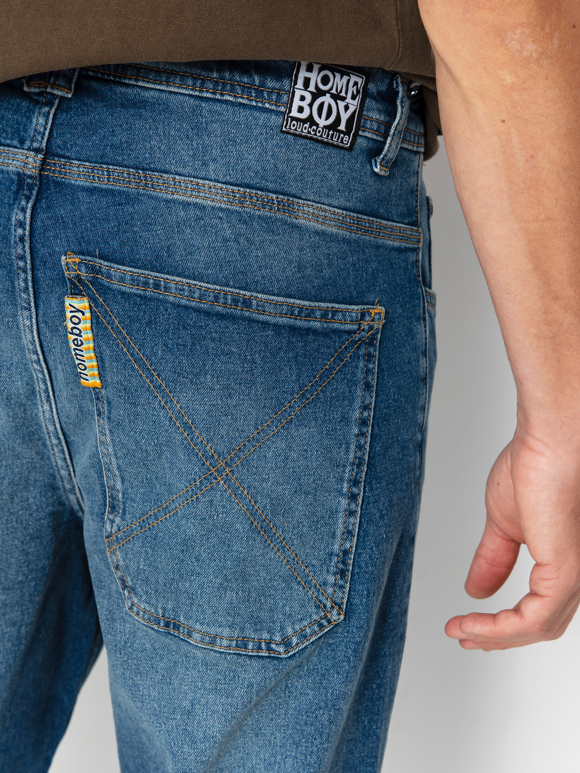 Kalhoty Homeboy X Tra Baggy Wiskers Denim (vintage blue)