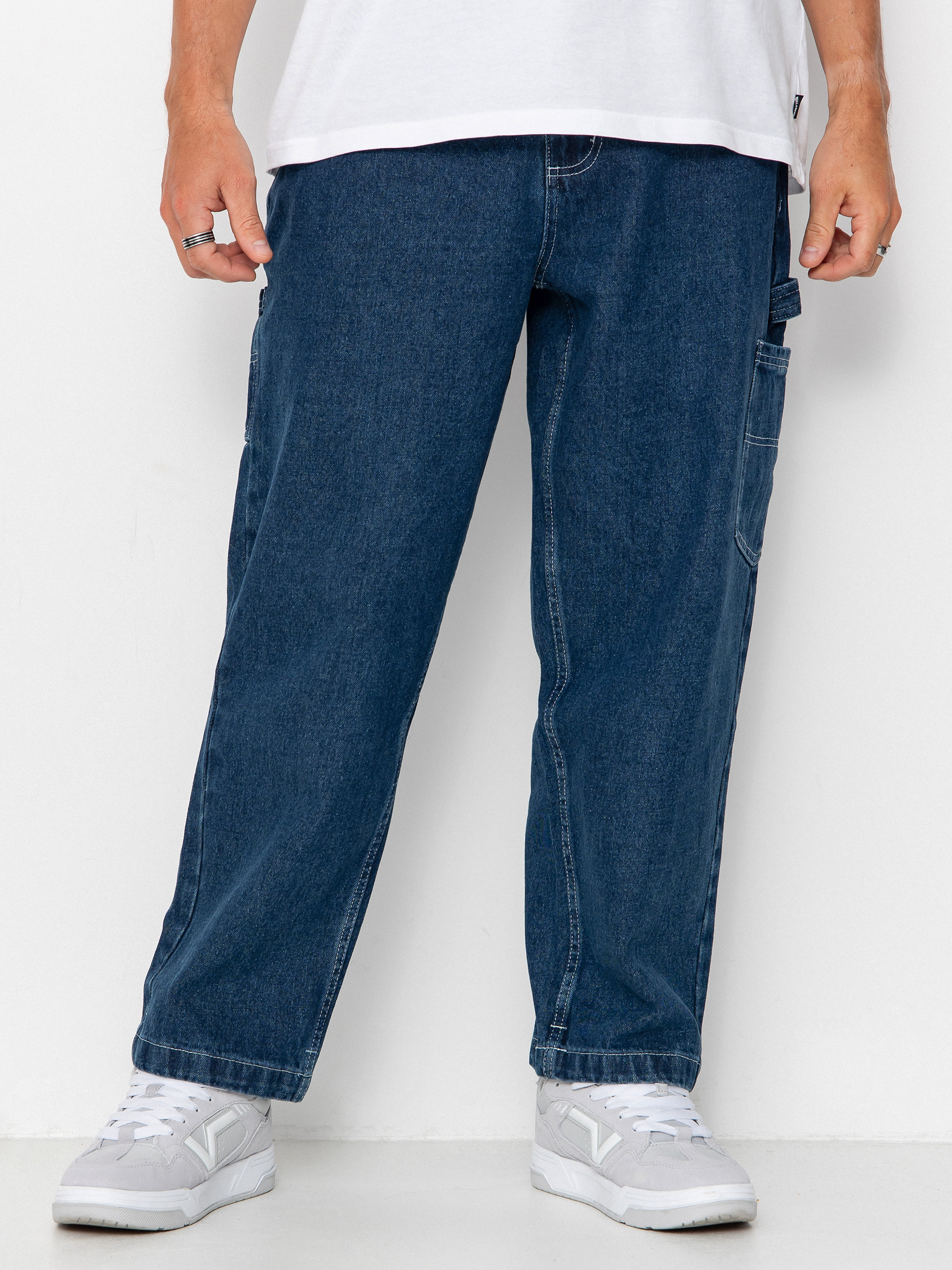 Kalhoty Santa Cruz Carpenter (dark denim/white)