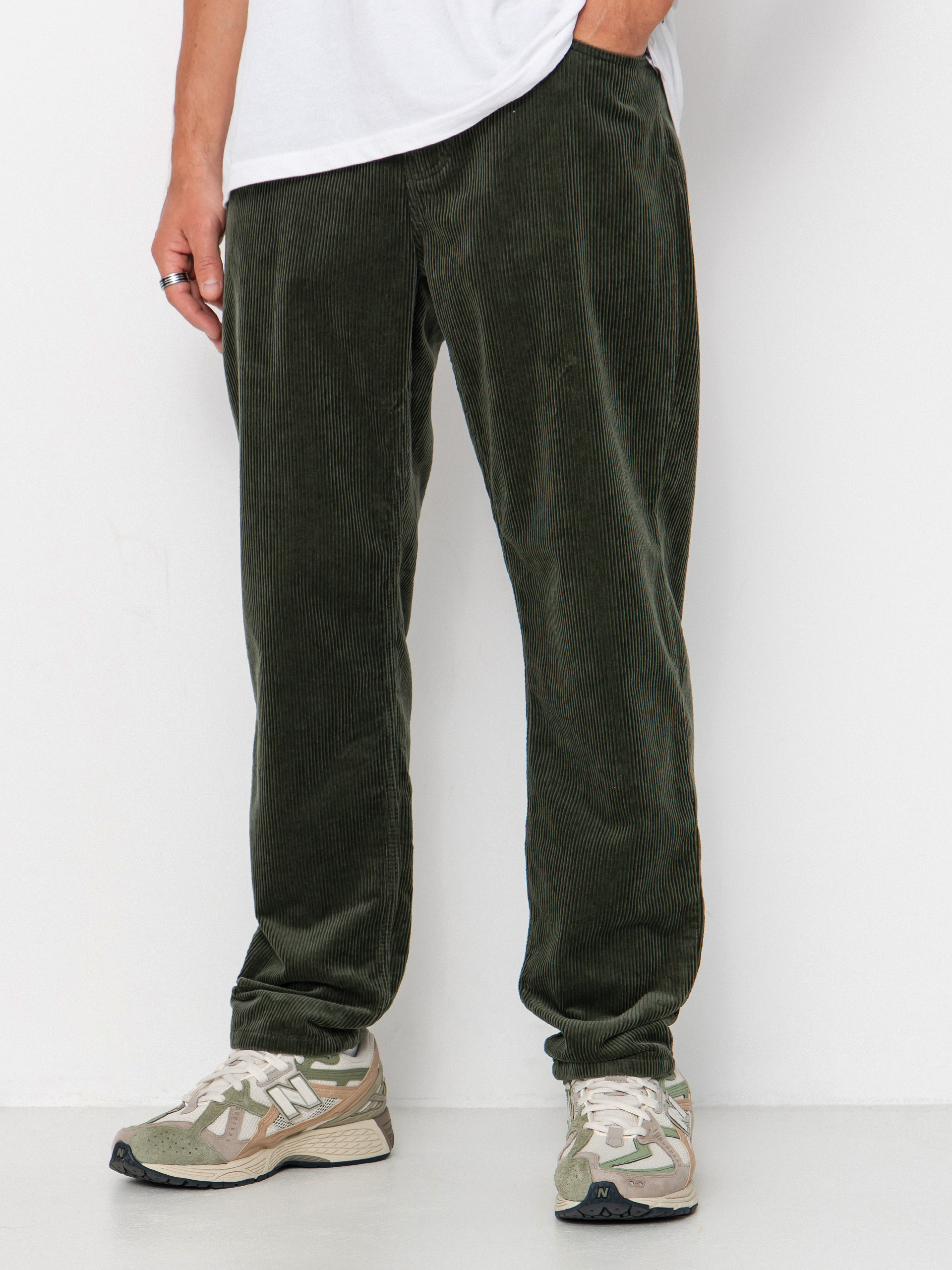 Kalhoty Carhartt WIP Newel (opuntia/rinsed)