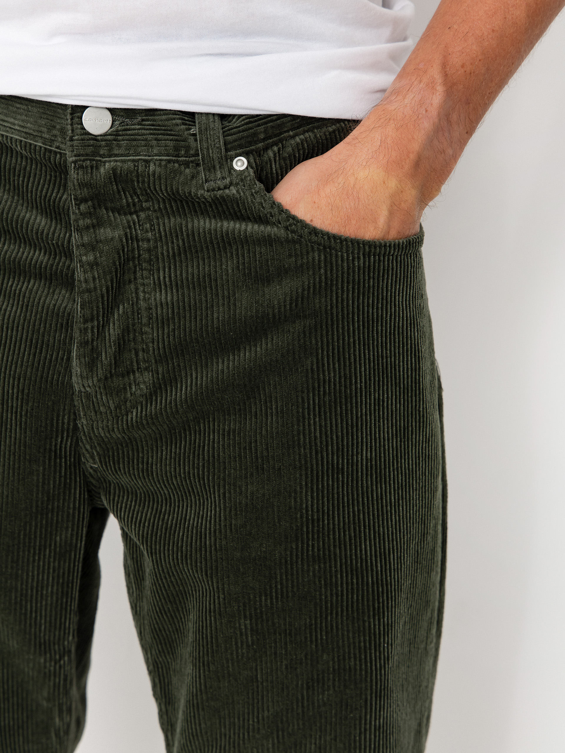 Kalhoty Carhartt WIP Newel (opuntia/rinsed)