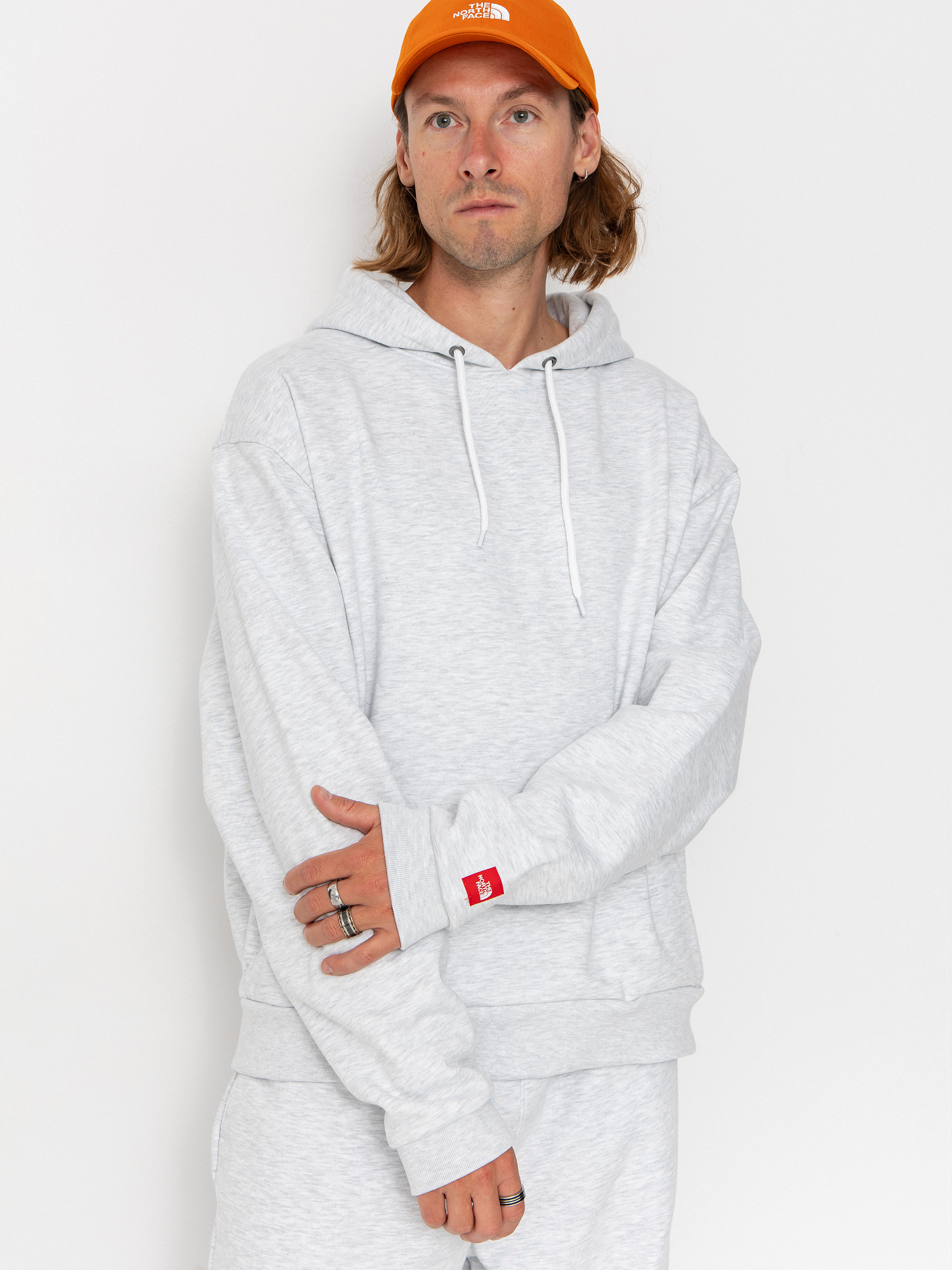 Mikina s kapucí The North Face Red Box HD (tnf classic grey heathe)