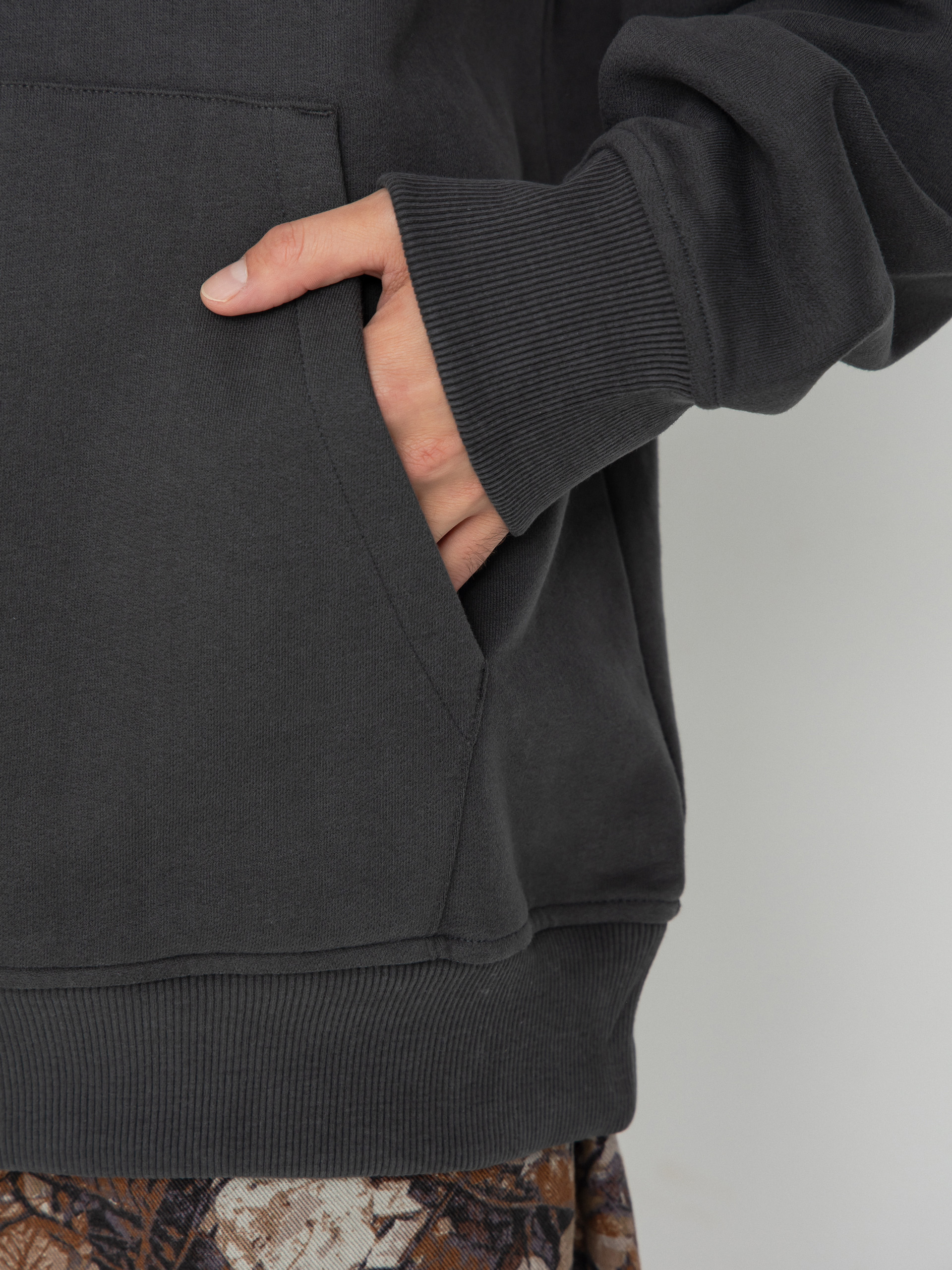 Mikina s kapucí The North Face Powder Days Relaxed HD (asphalt grey)