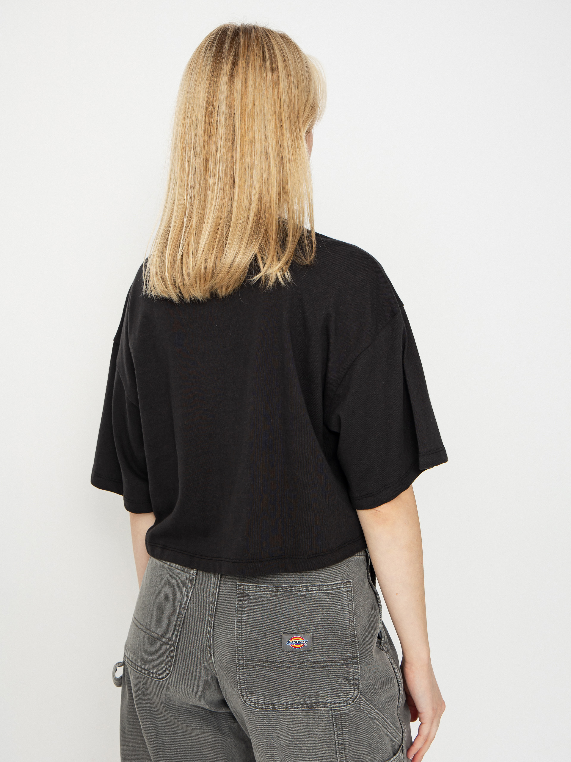 Tričko Vans Afterburn Relaxed Crop Wmn (black)