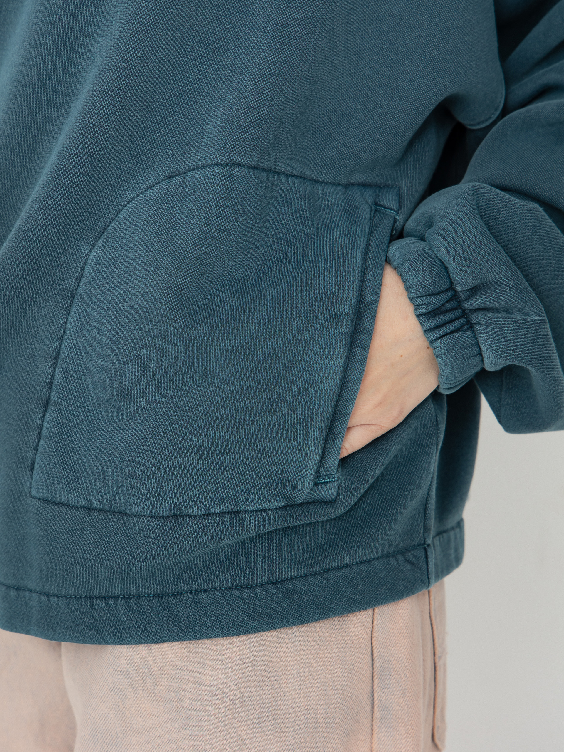 Mikina Volcom Stone Soft Quarter Zip Wmn (emerald green)