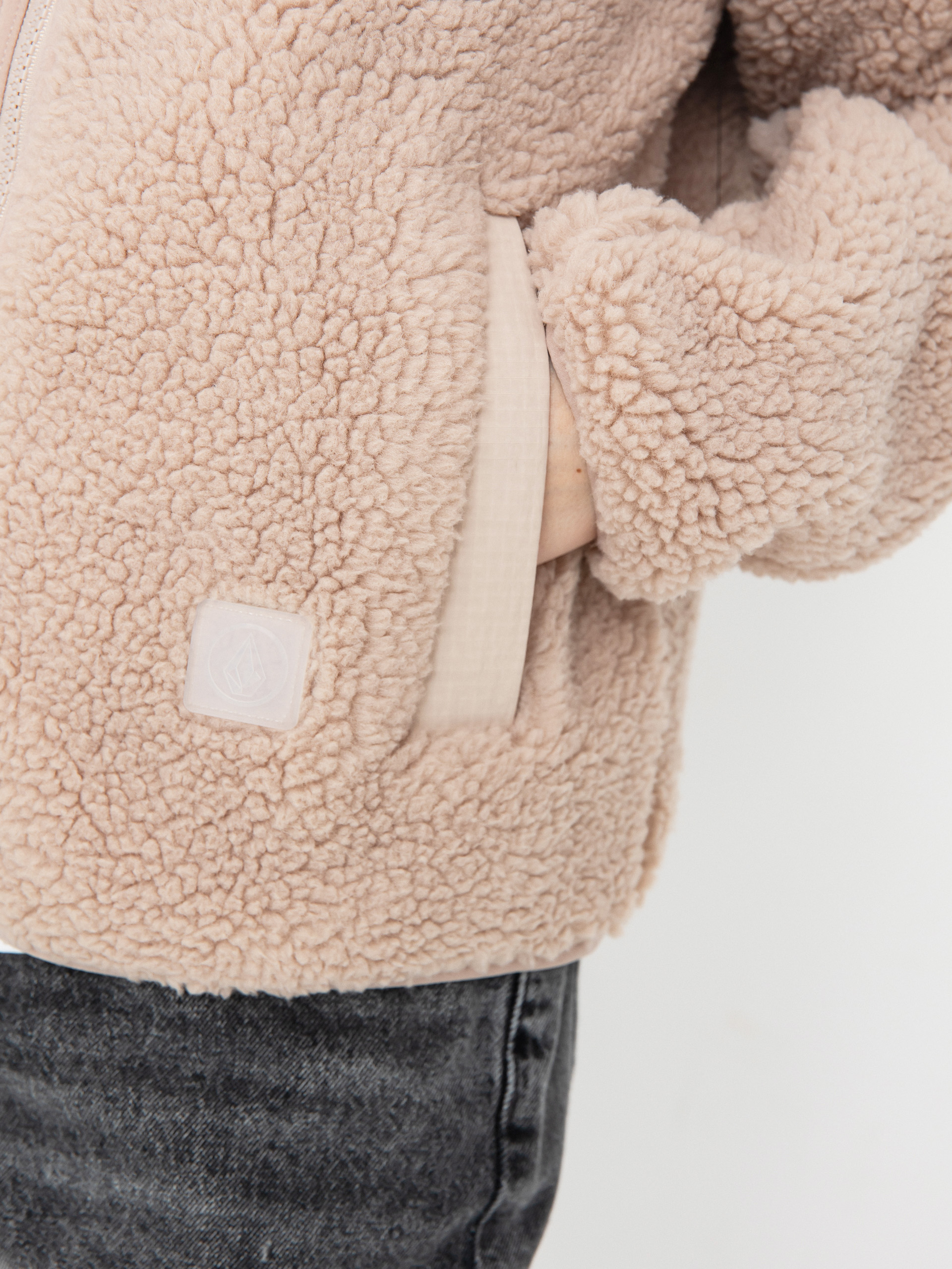 Mikina Volcom Wuzer Fuzzar Wmn (khakiest)