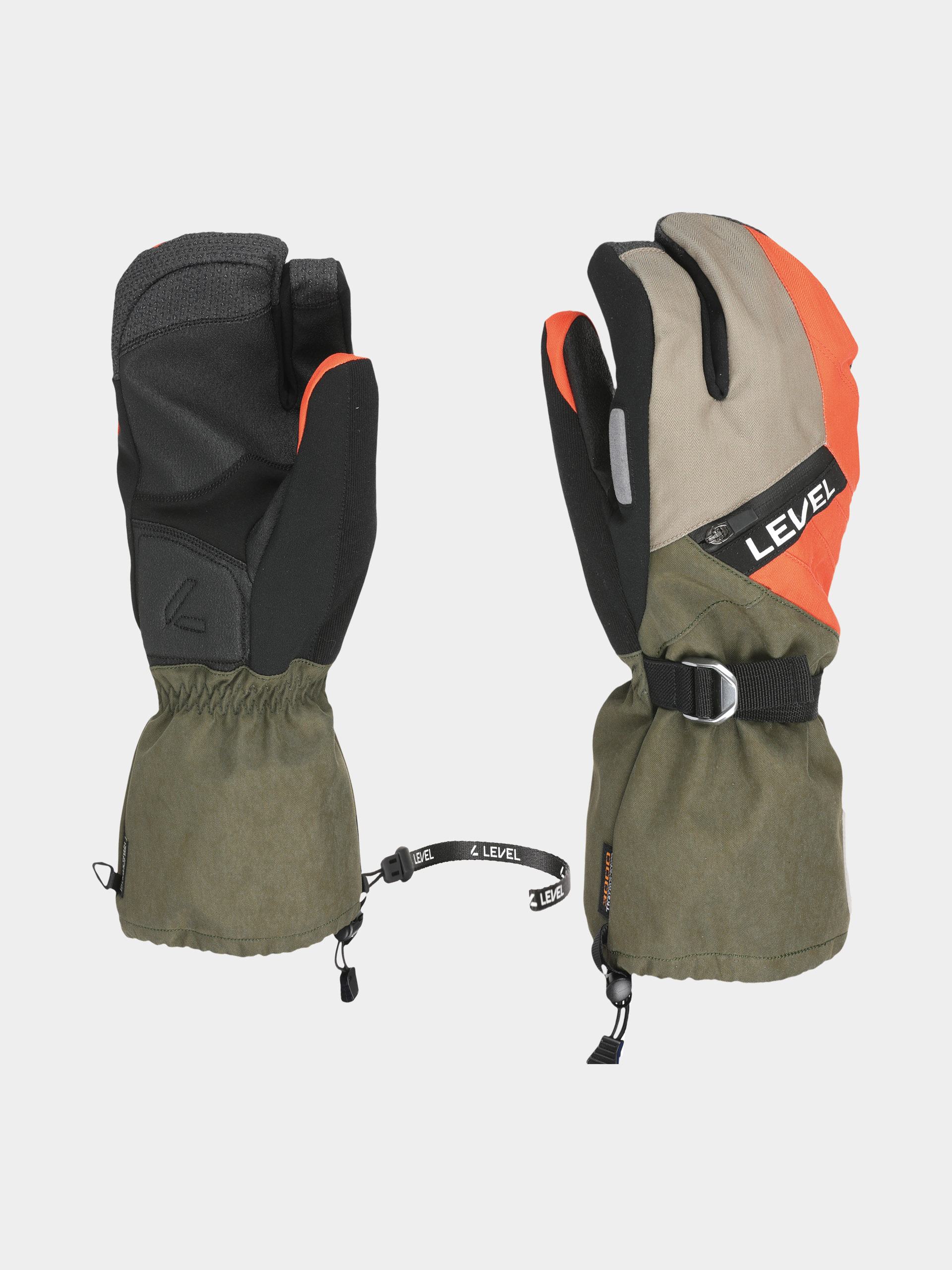 Rukavice Level Star Trigger (olive green)