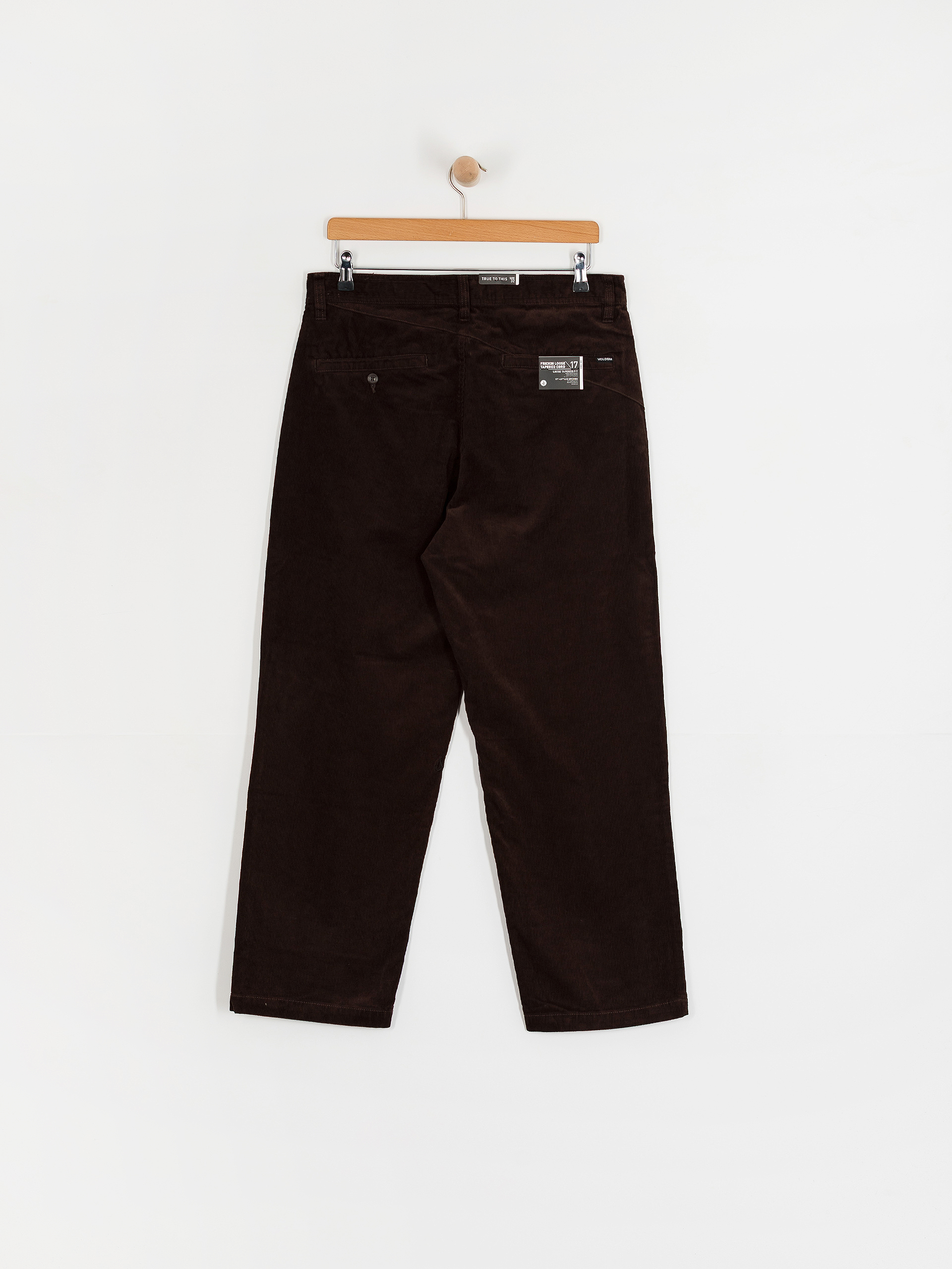 Kalhoty Volcom Frickin Loose Tapered Cord (cacao)