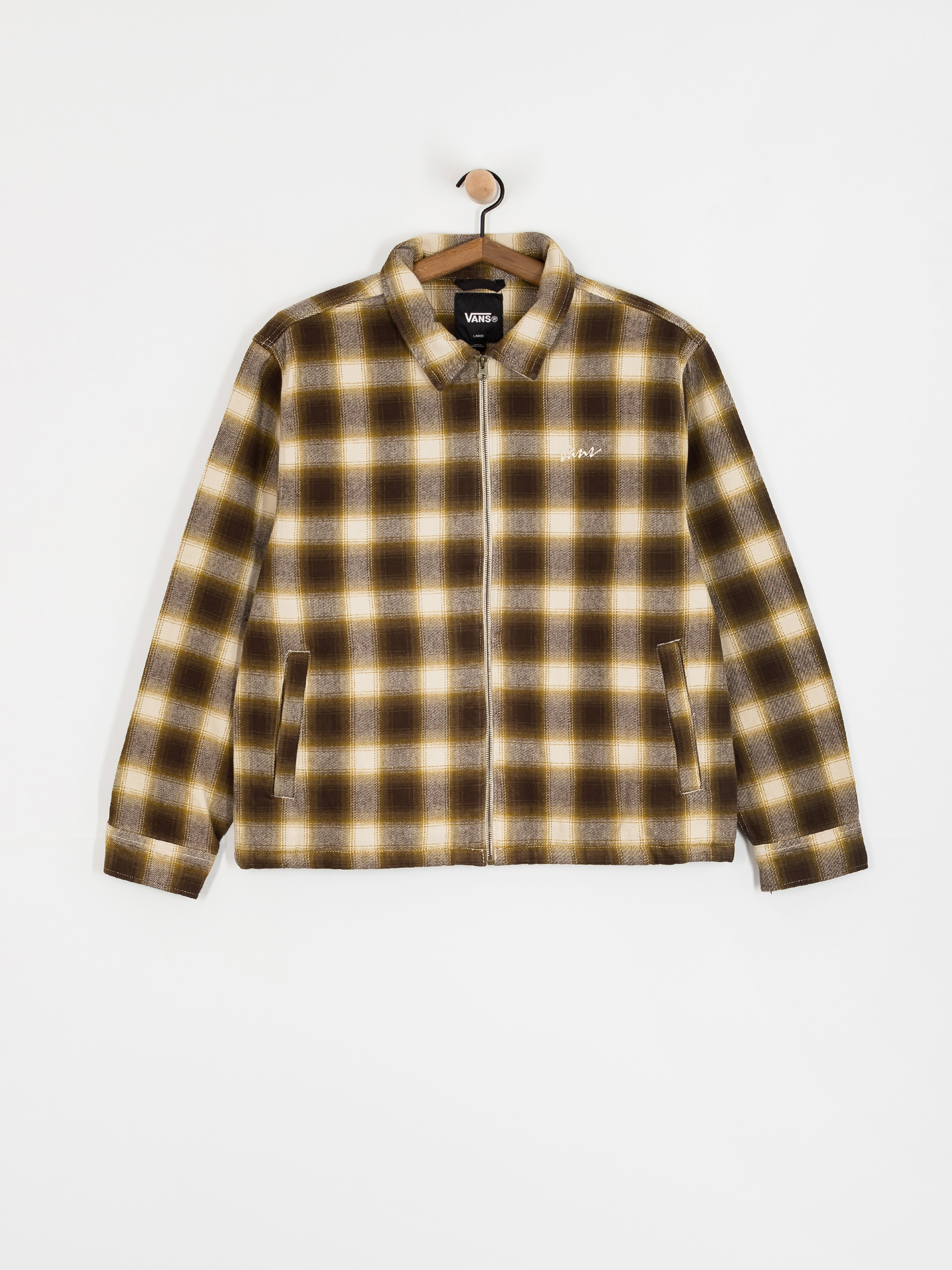 Košile Vans Crestmont Plaid Shacket (oatmeal)