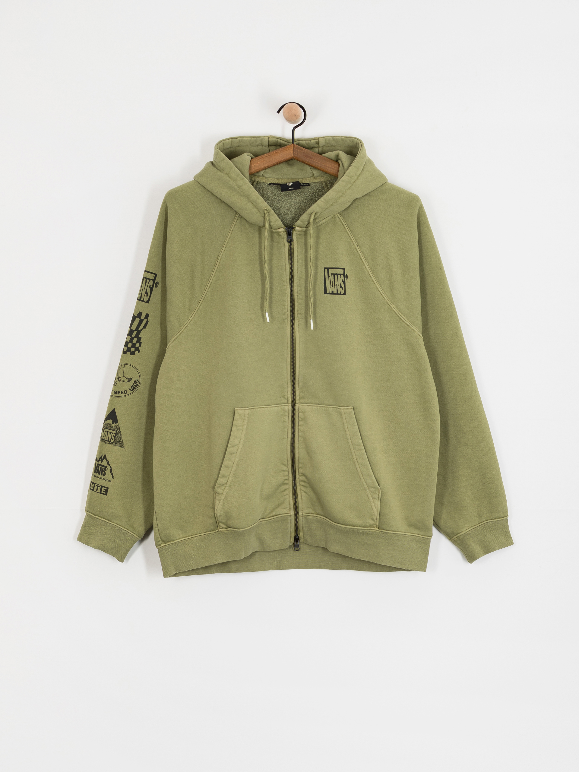 Mikina Vans Mte Teamteam Full Zip (loden green)
