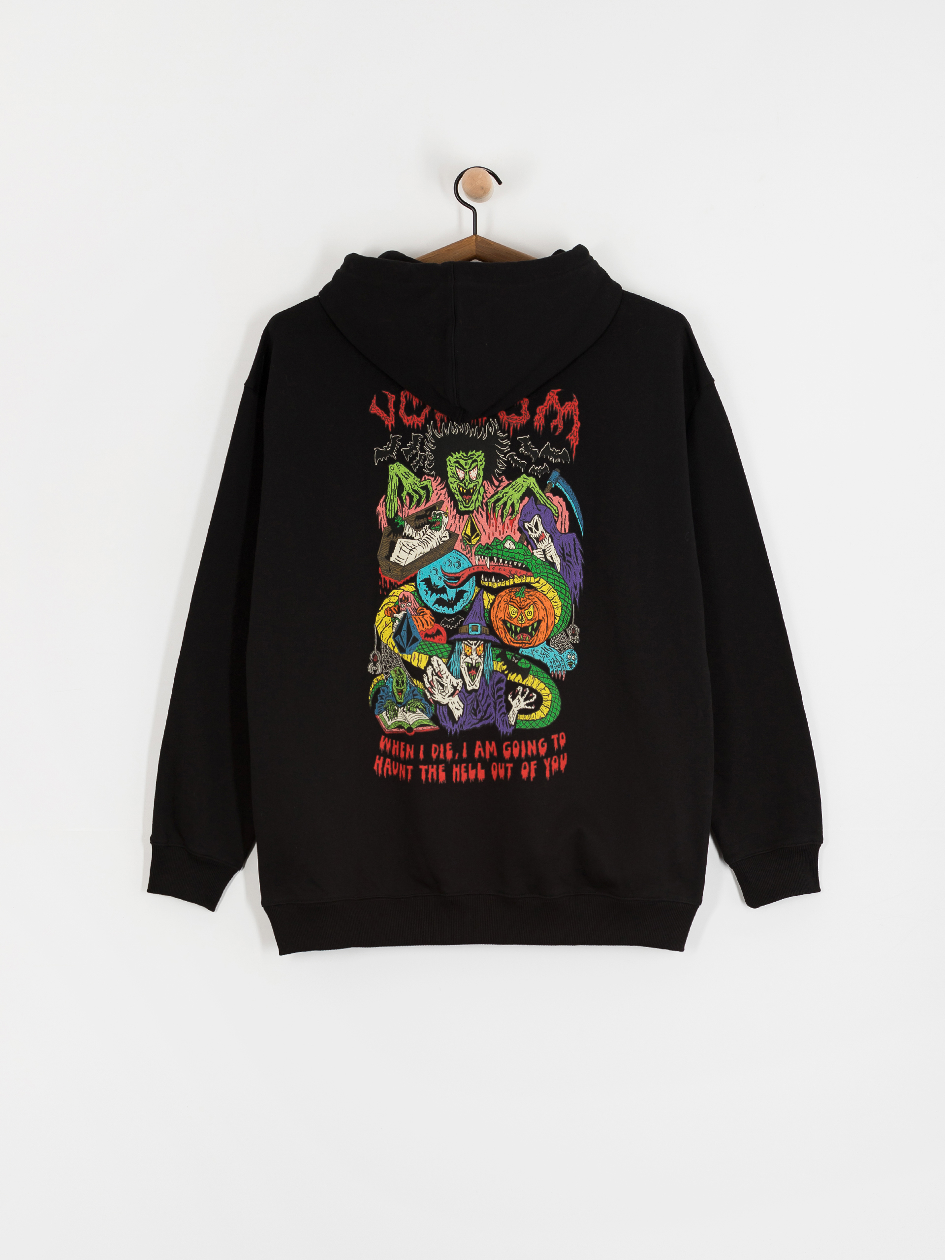 Mikina s kapucí Volcom Fa Jj Villard HD (black)