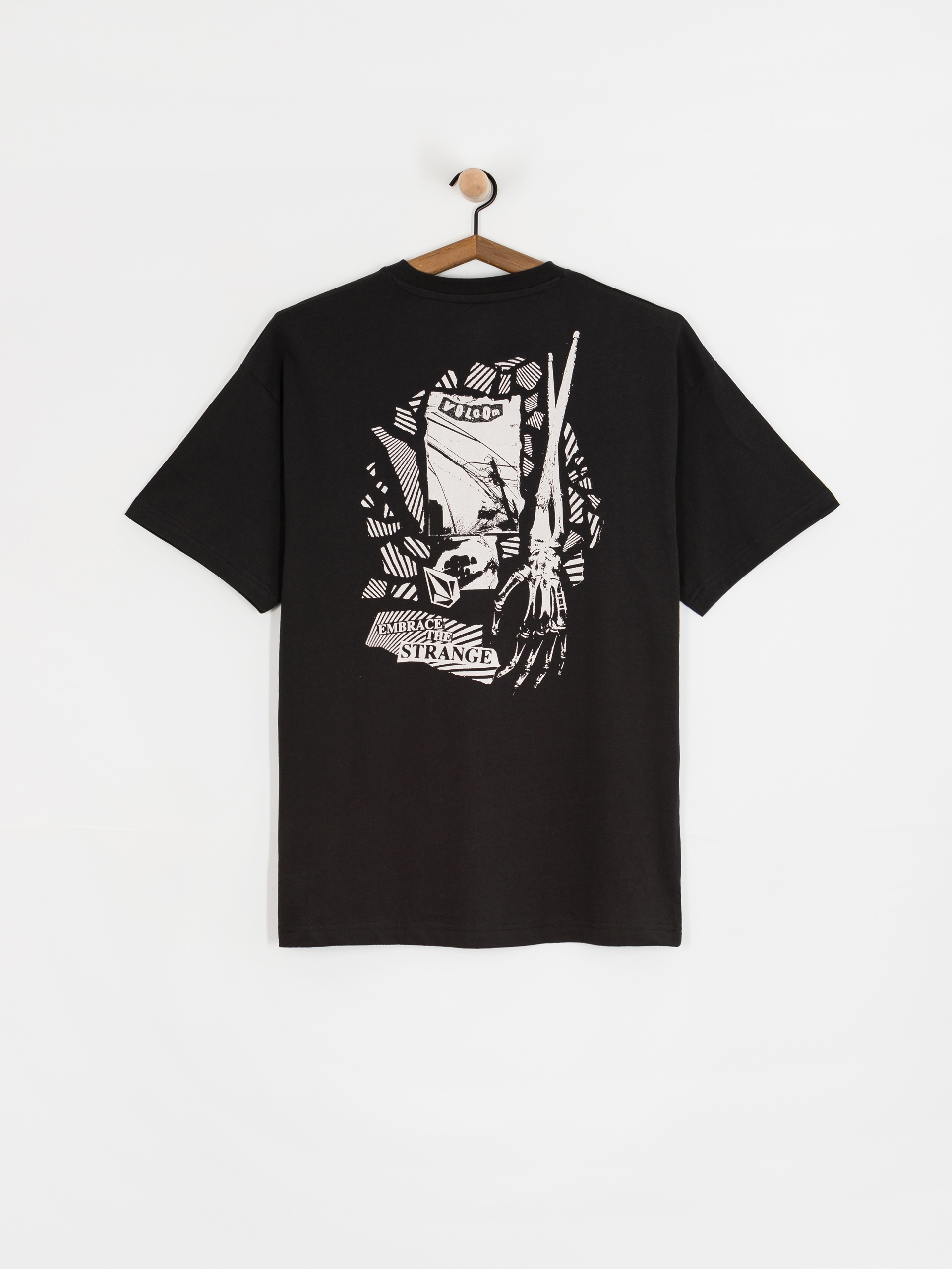 Tričko Volcom Kut N Rip Lse (black)
