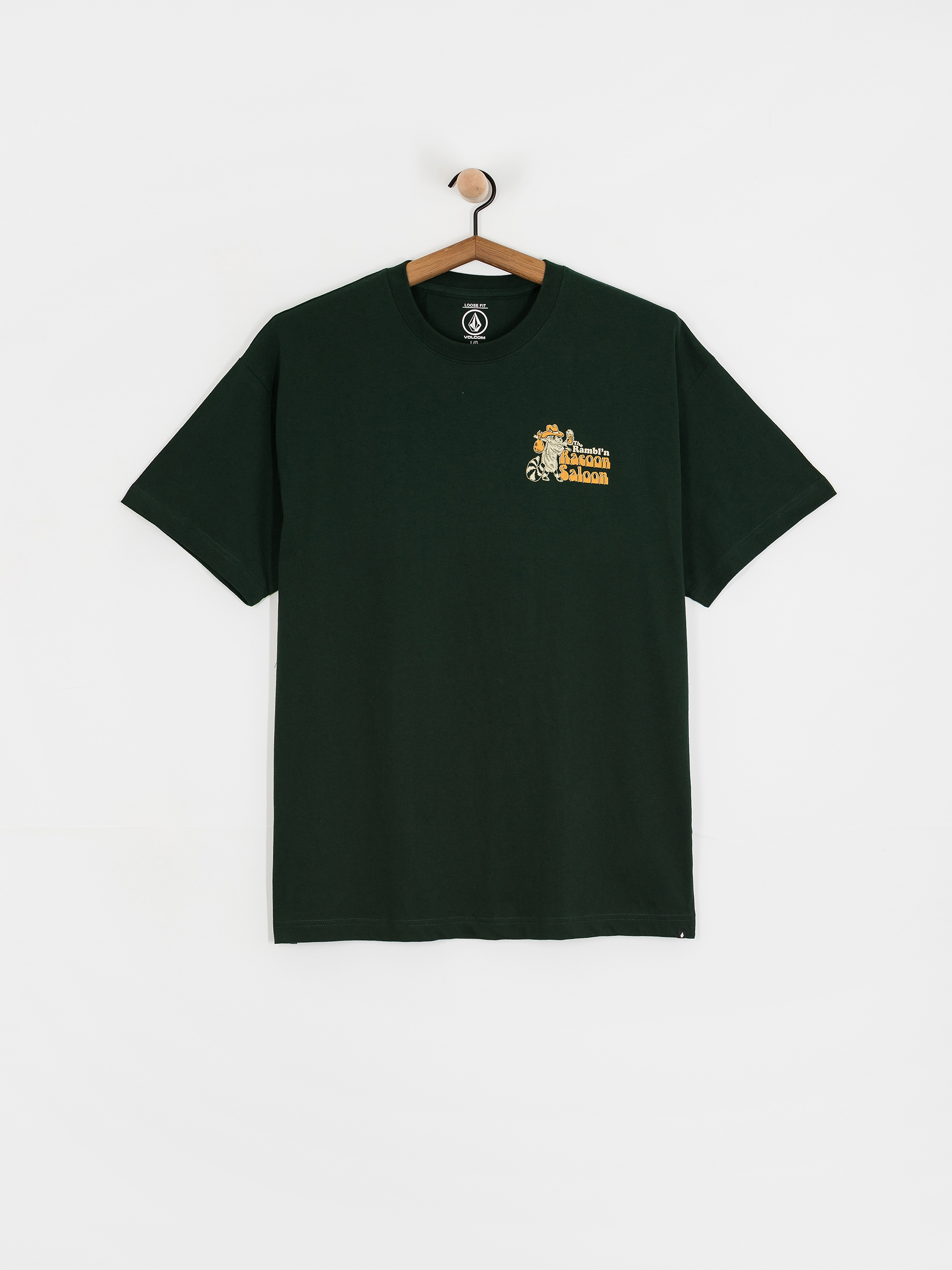 Tričko Volcom Racoon Lse (scarab)