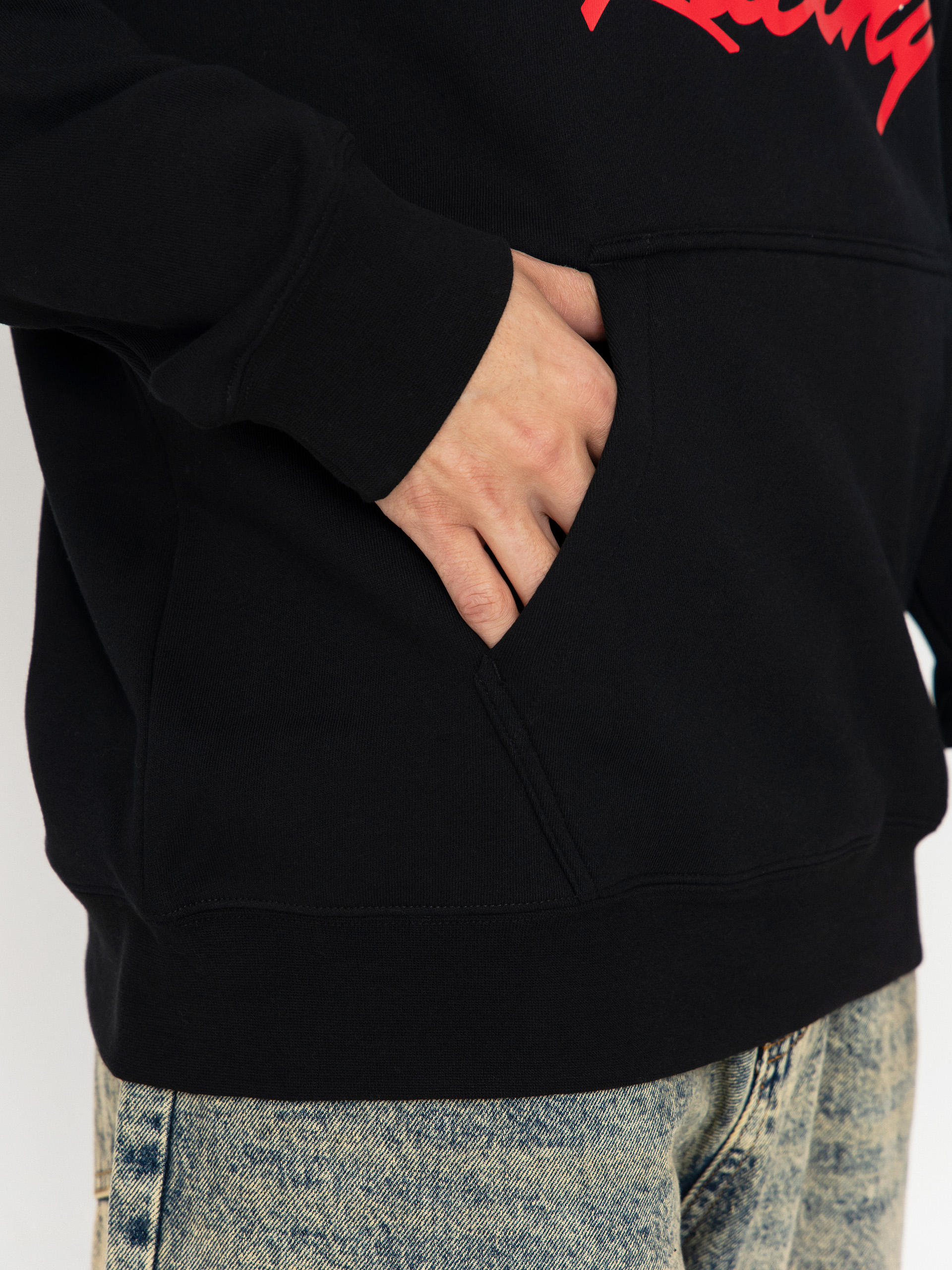 Mikina s kapucí Fox Honda HD (black)