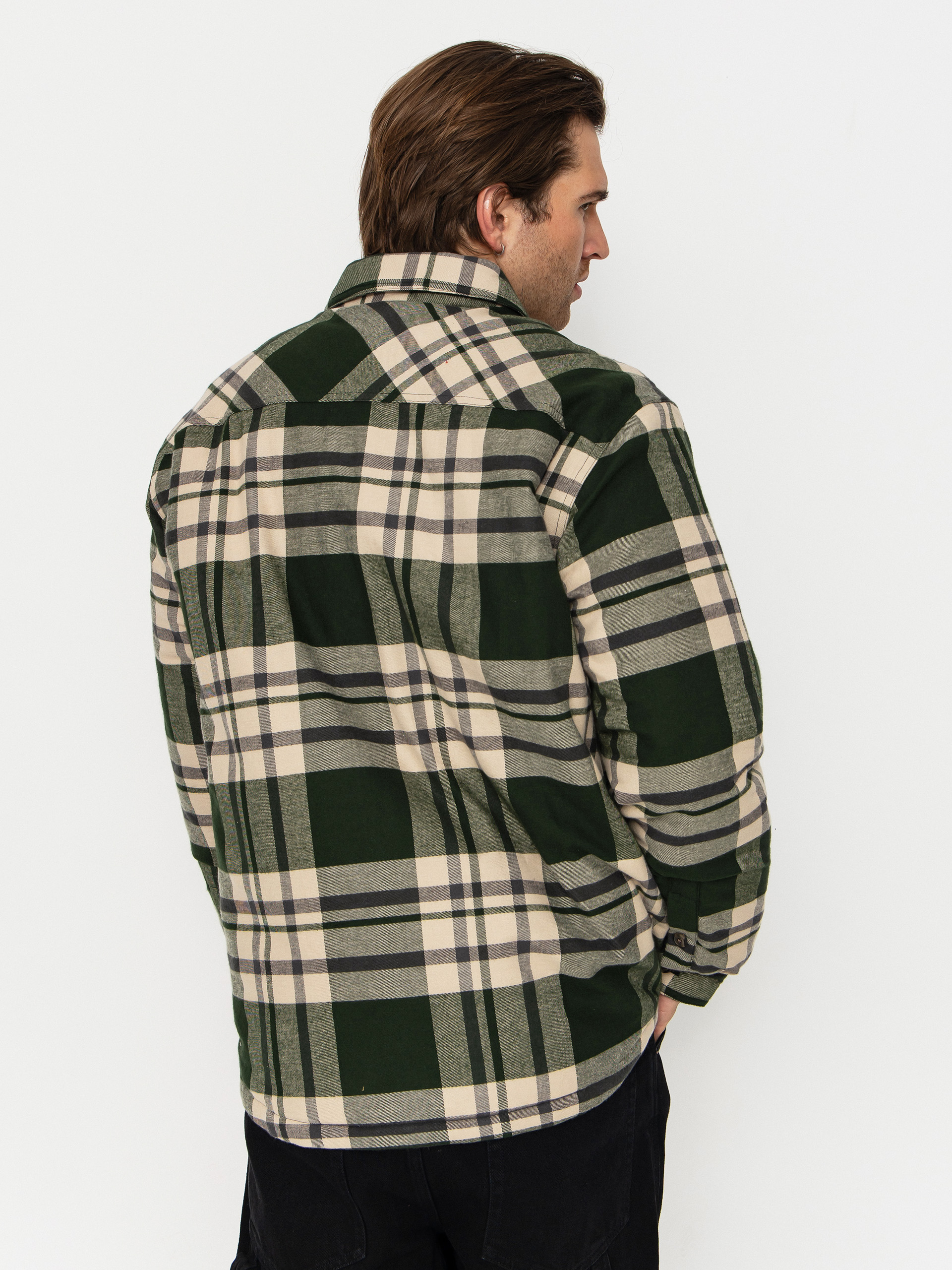 Košile Patagonia LW Insulated Fjord Flannel (ashore old growth green)