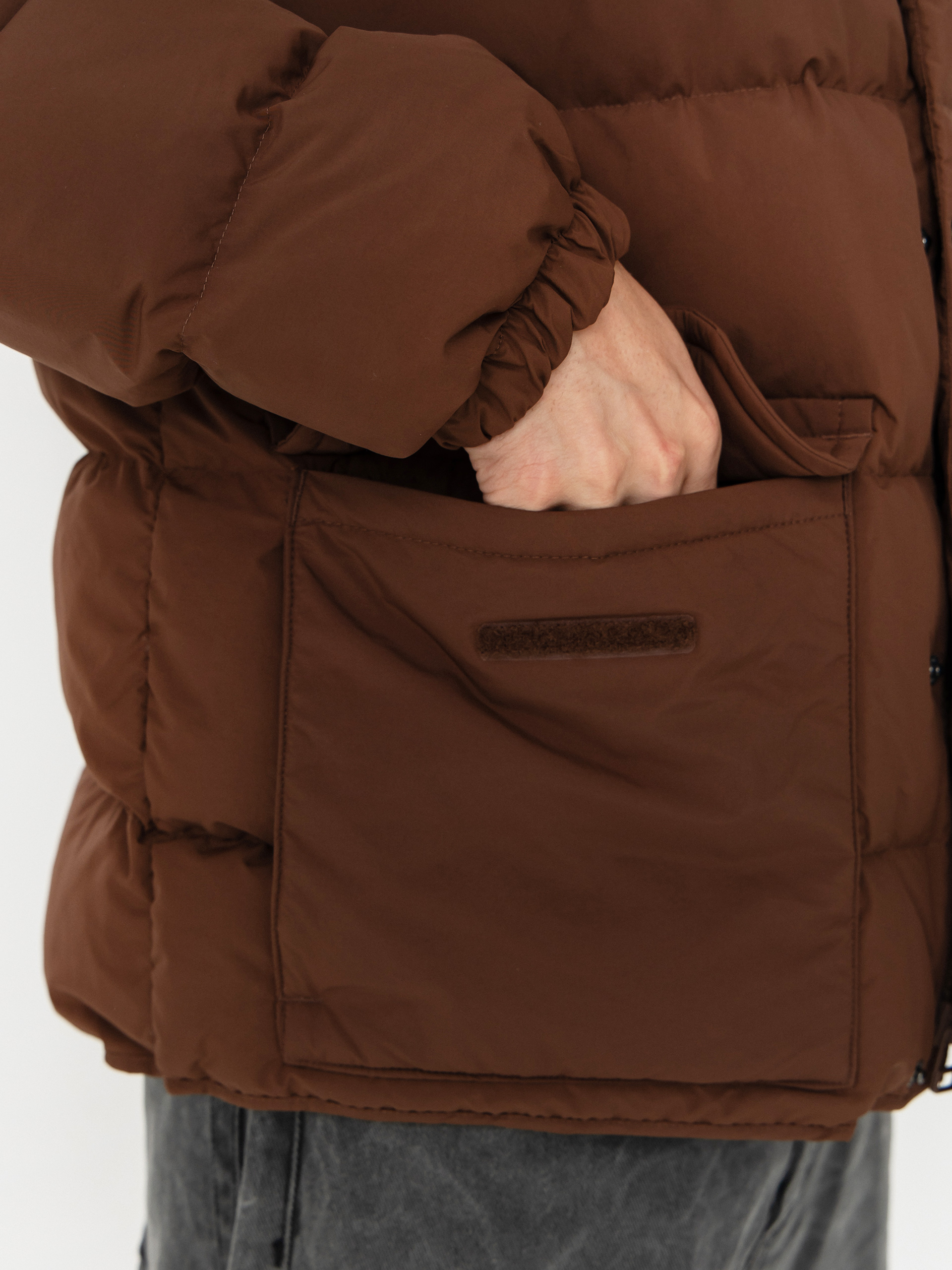 Bunda Columbia Wallowa Down Hooded (tobacco)