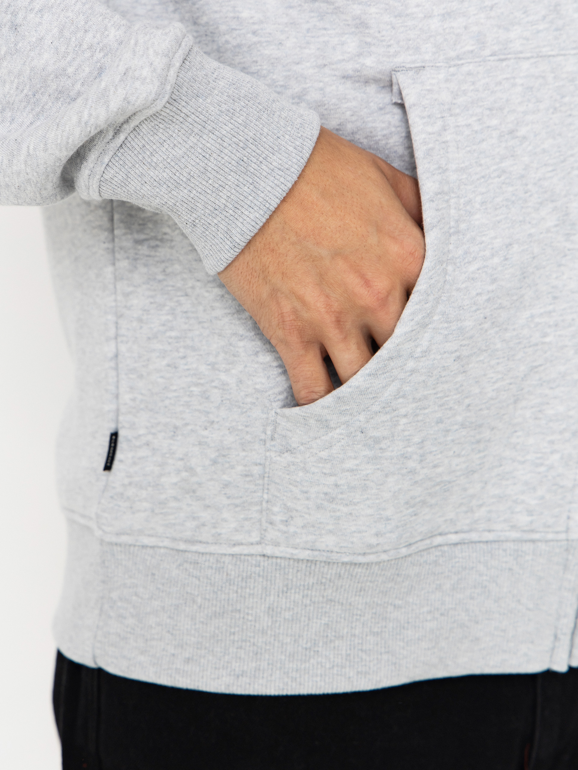 Mikina s kapucí Element Icon Embroidery ZHD (mid grey heather)