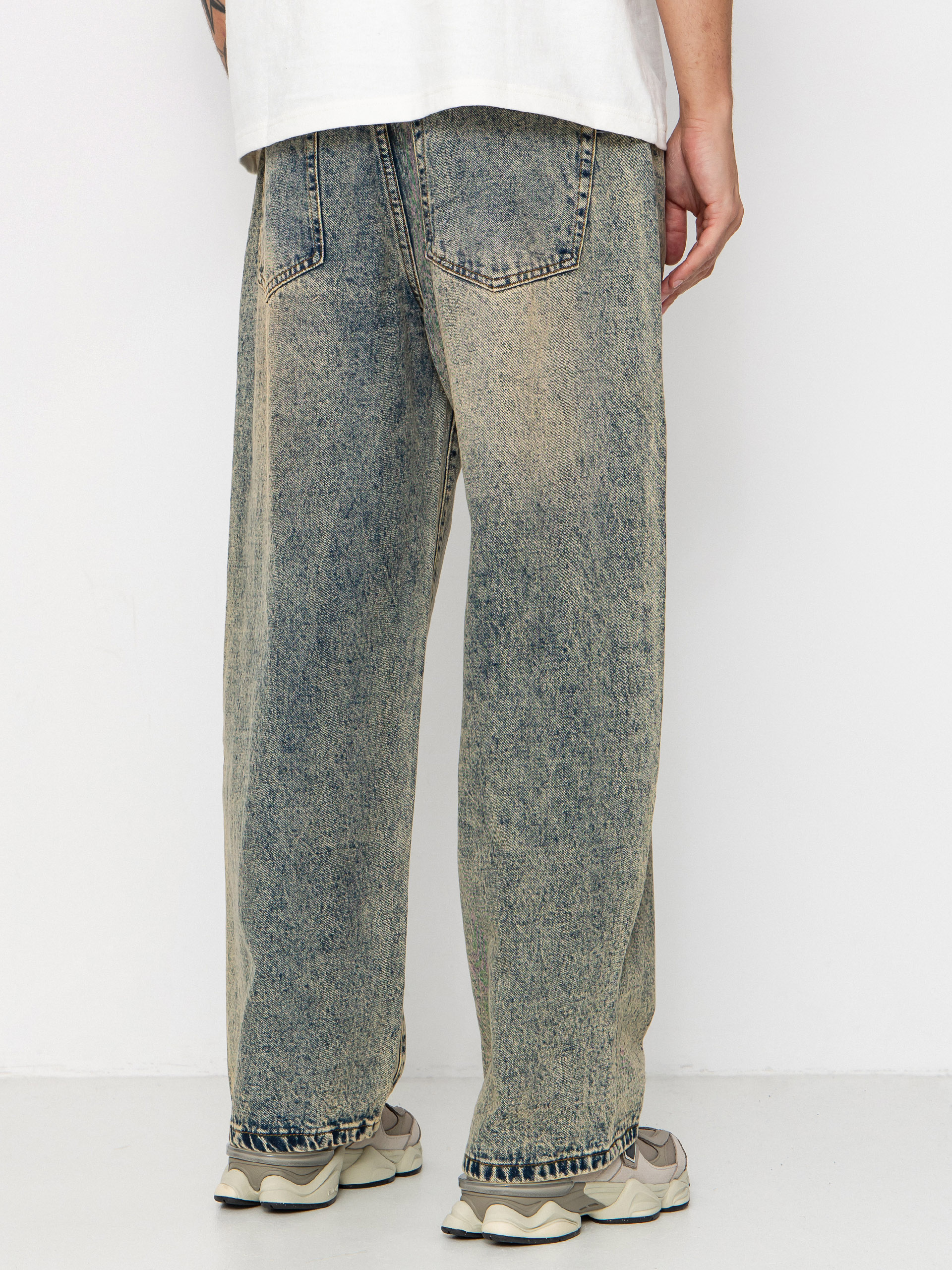 Kalhoty Wasted Paris Grant (acid blue)