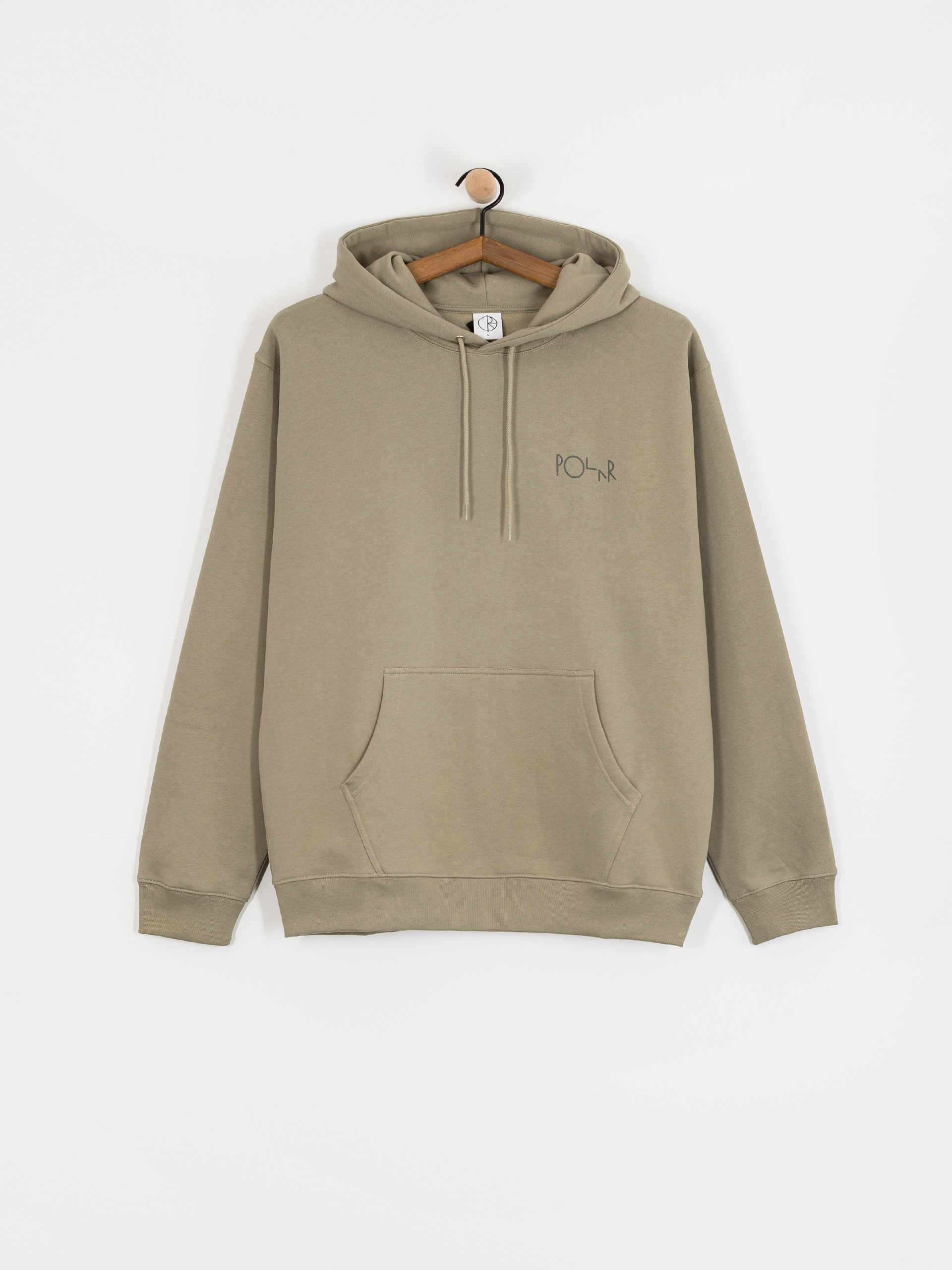 Mikina s kapucí Polar Skate Dave Stroke Logo HD (vetiver)