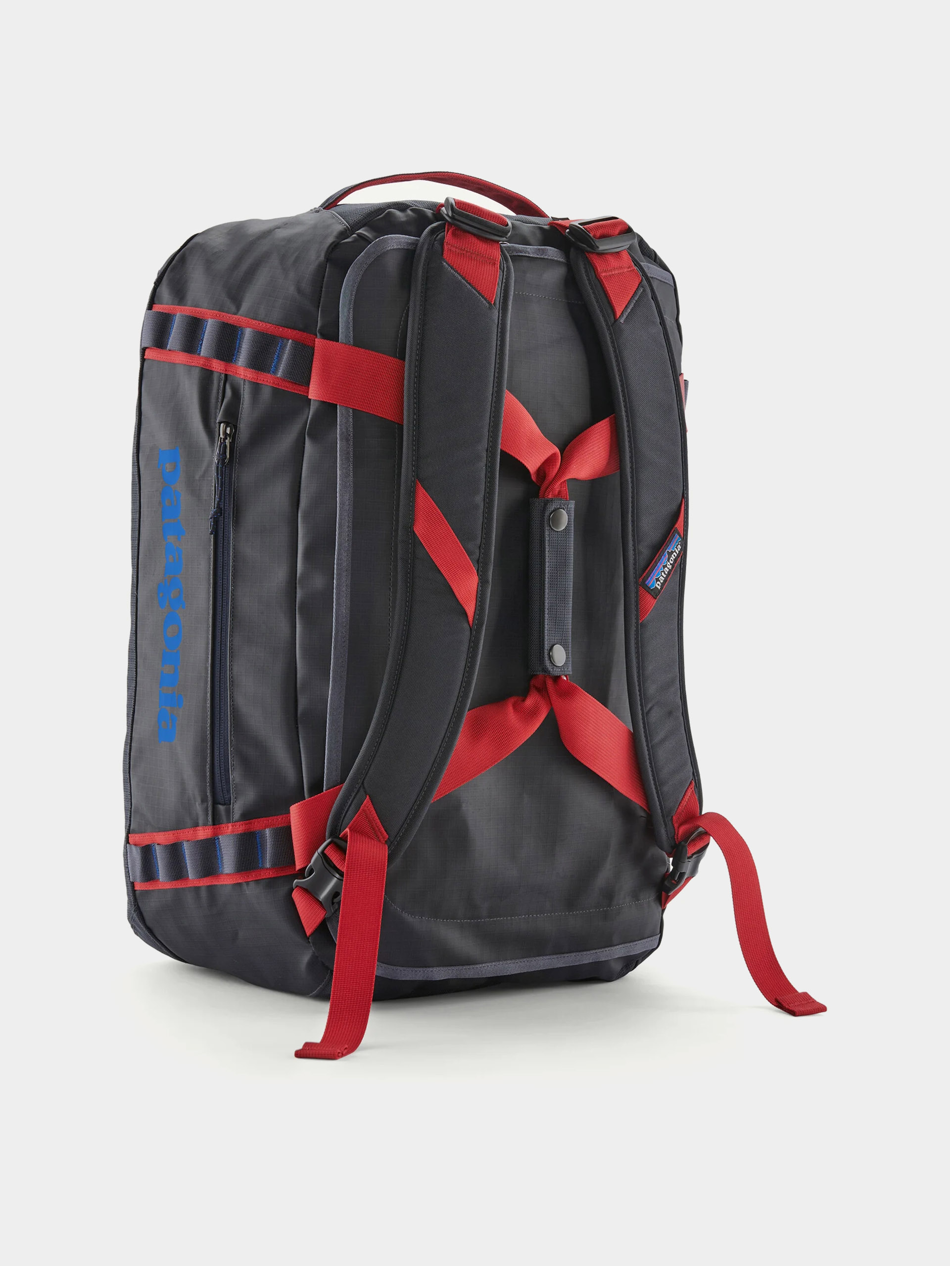 Taška Patagonia Black Hole Duffel 40L (smolder blue w/amanita red)