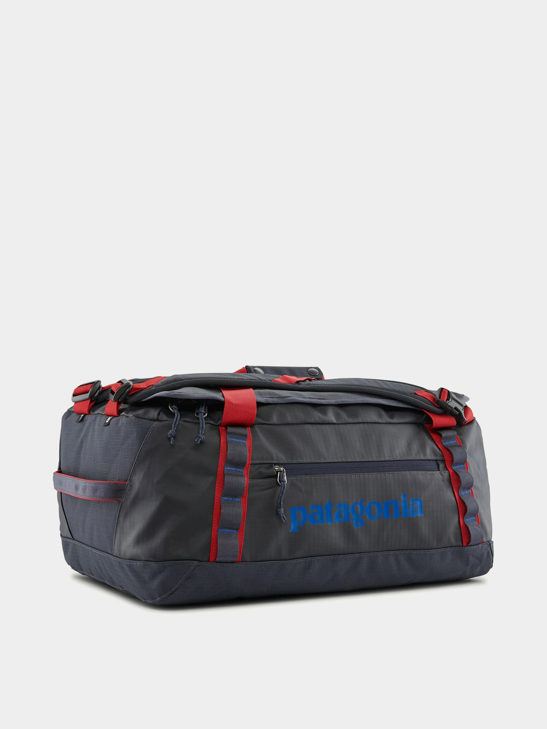 Taška Patagonia Black Hole Duffel 40L (smolder blue w/amanita red)