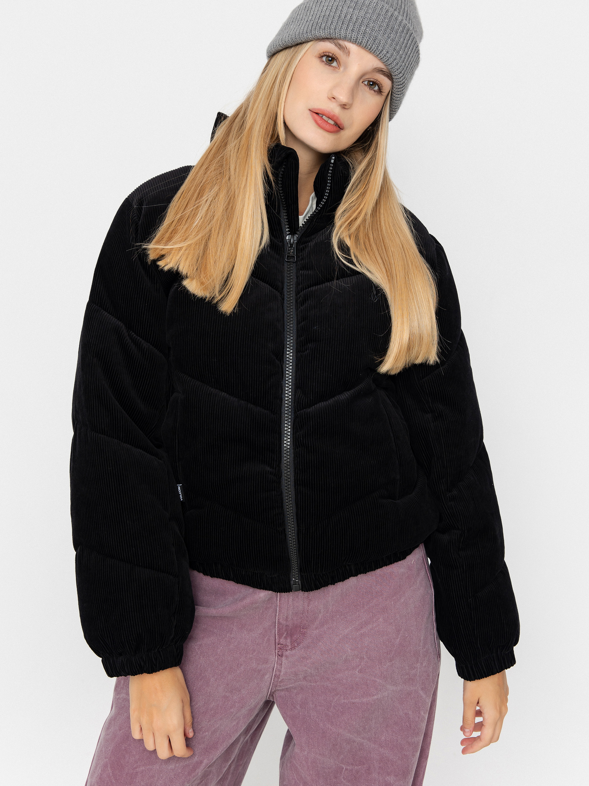 Bunda Volcom Cord'n Stone Puff Wmn (black)