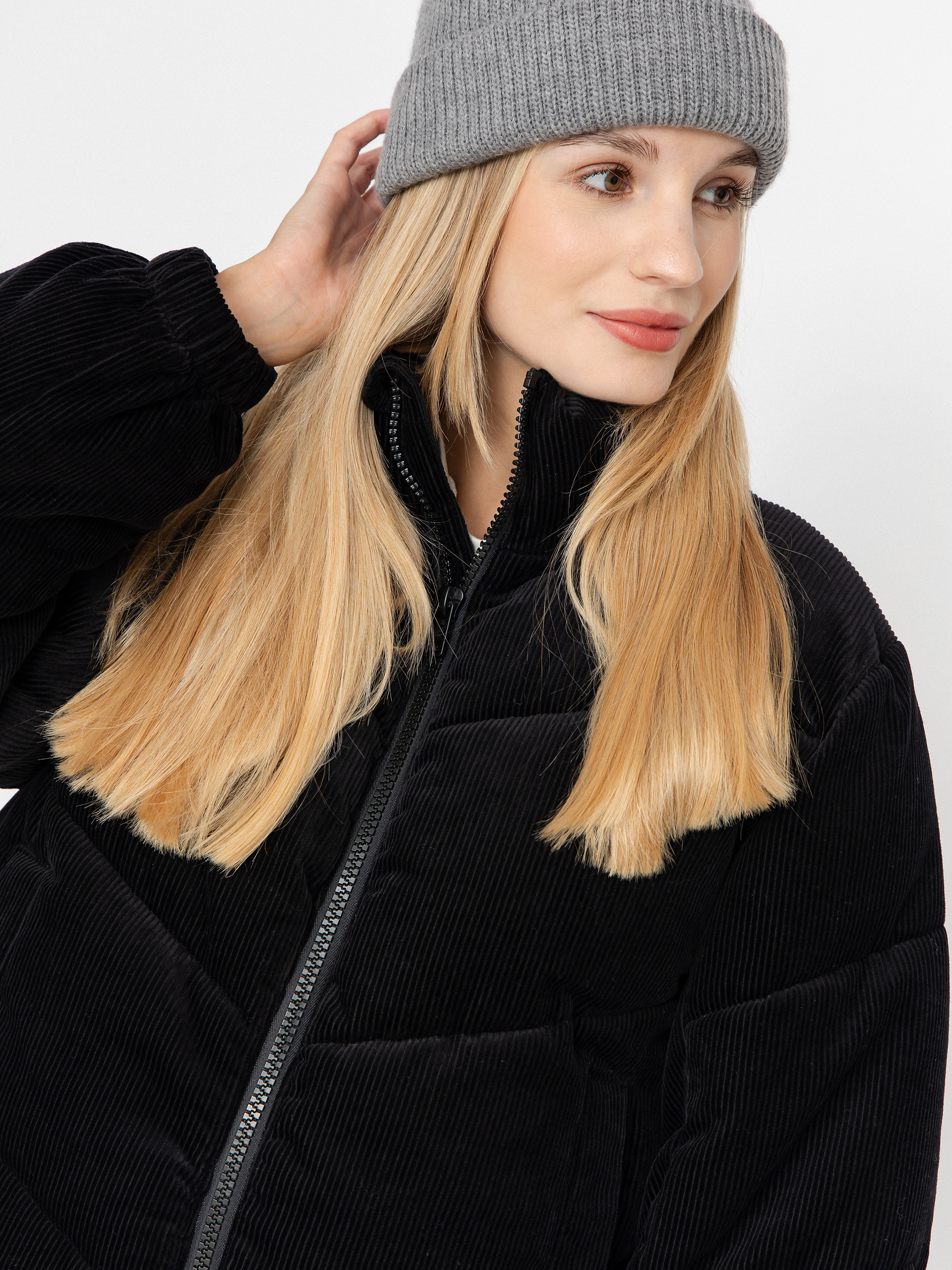 Bunda Volcom Cord'n Stone Puff Wmn (black)