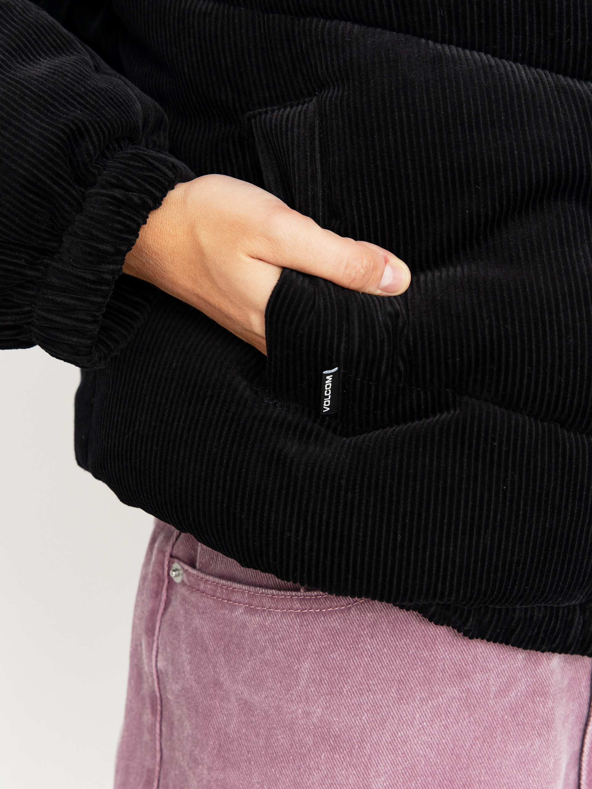 Bunda Volcom Cord'n Stone Puff Wmn (black)