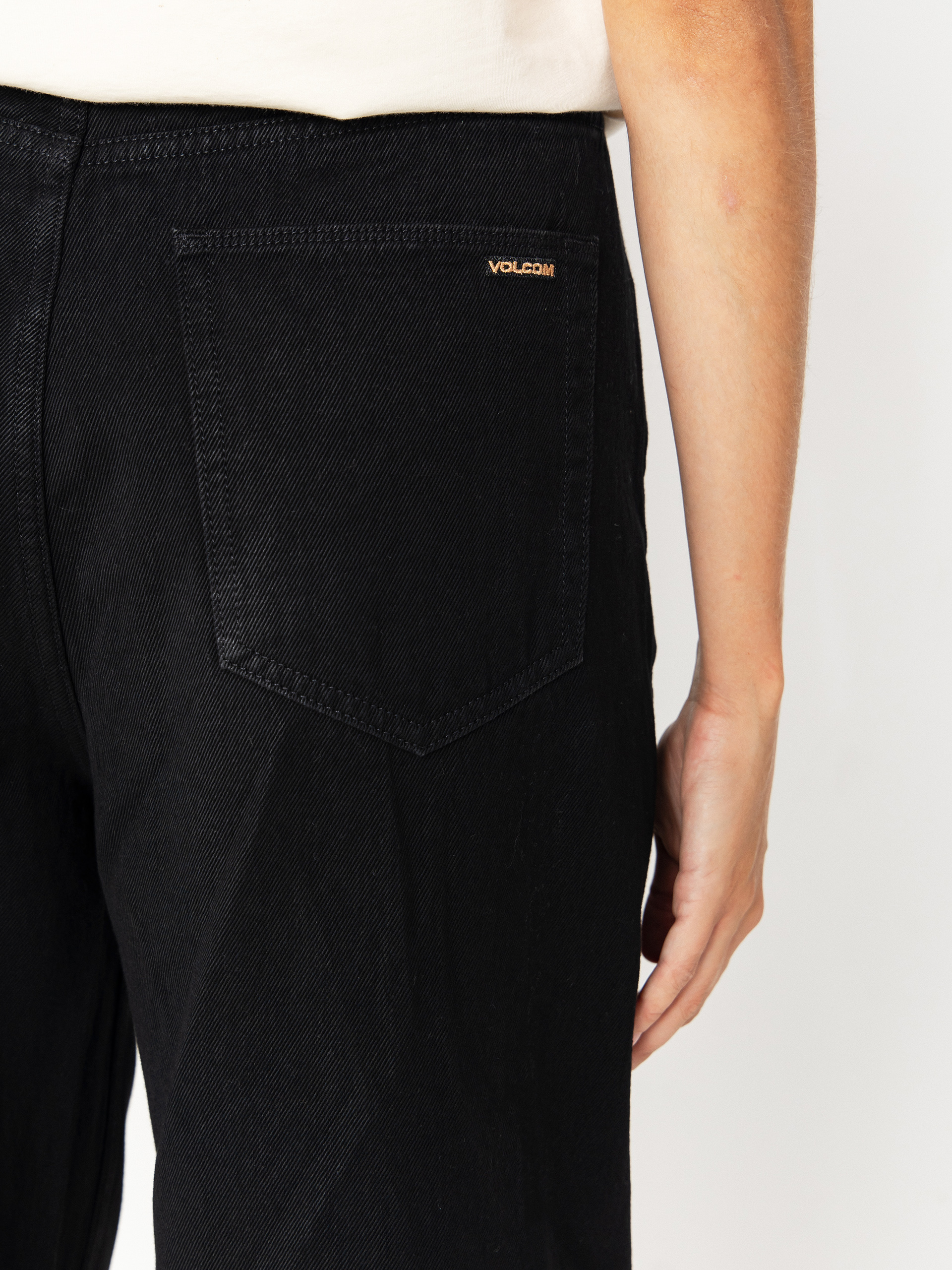 Kalhoty Volcom Beeggy Denim Wmn (black combo)