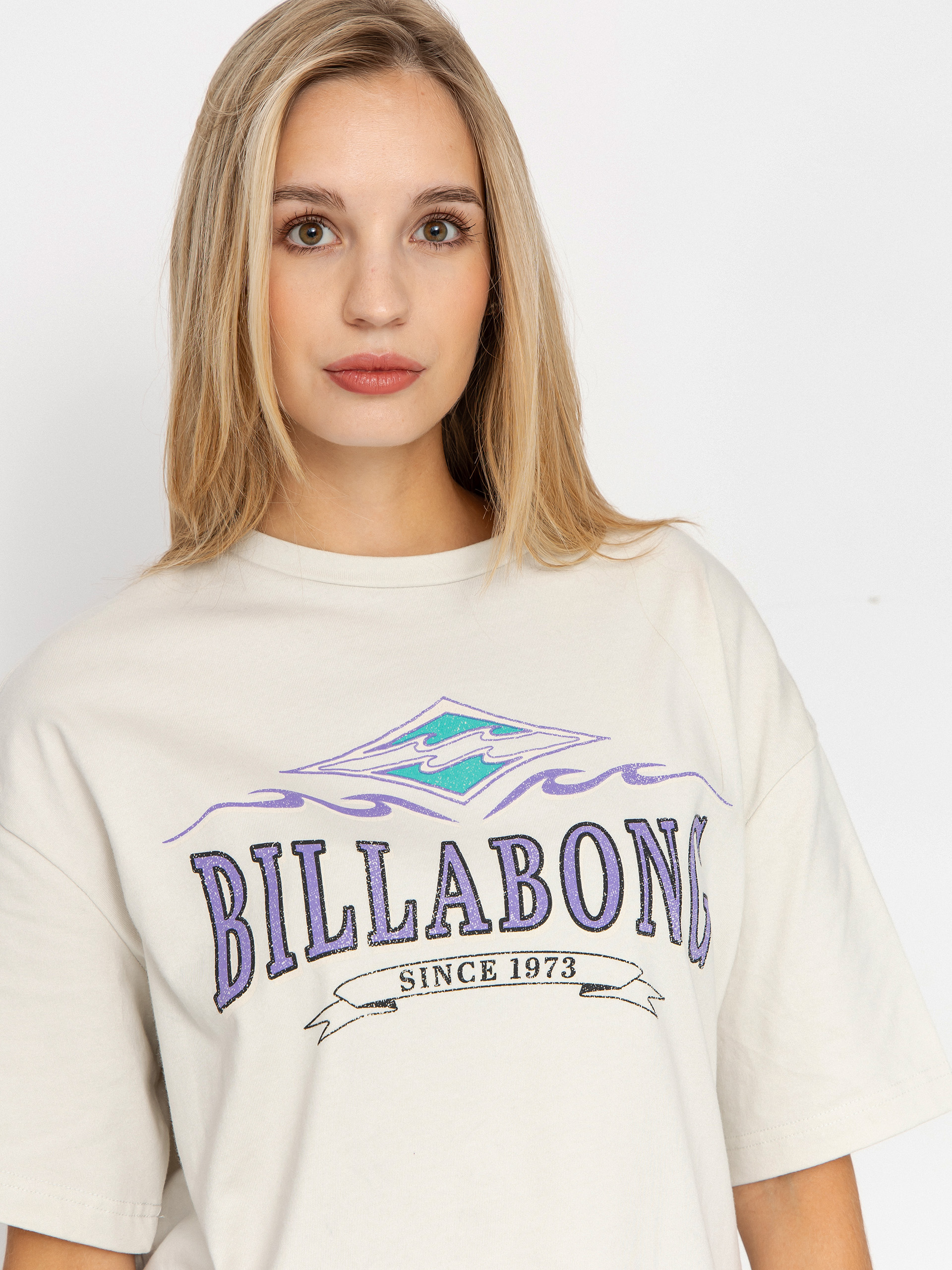 Tričko Billabong Wave Out Wmn (light grey)