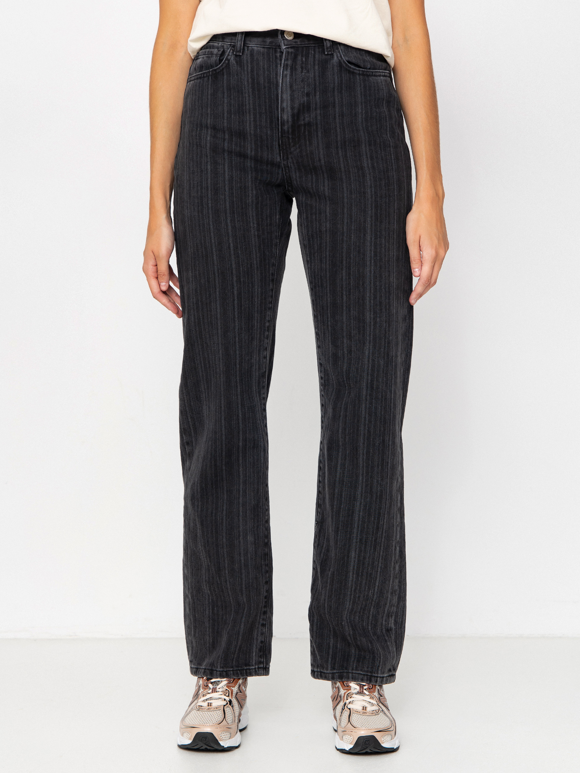 Kalhoty Carhartt WIP Rylan Wmn (rylan stripe/black/stone washed)