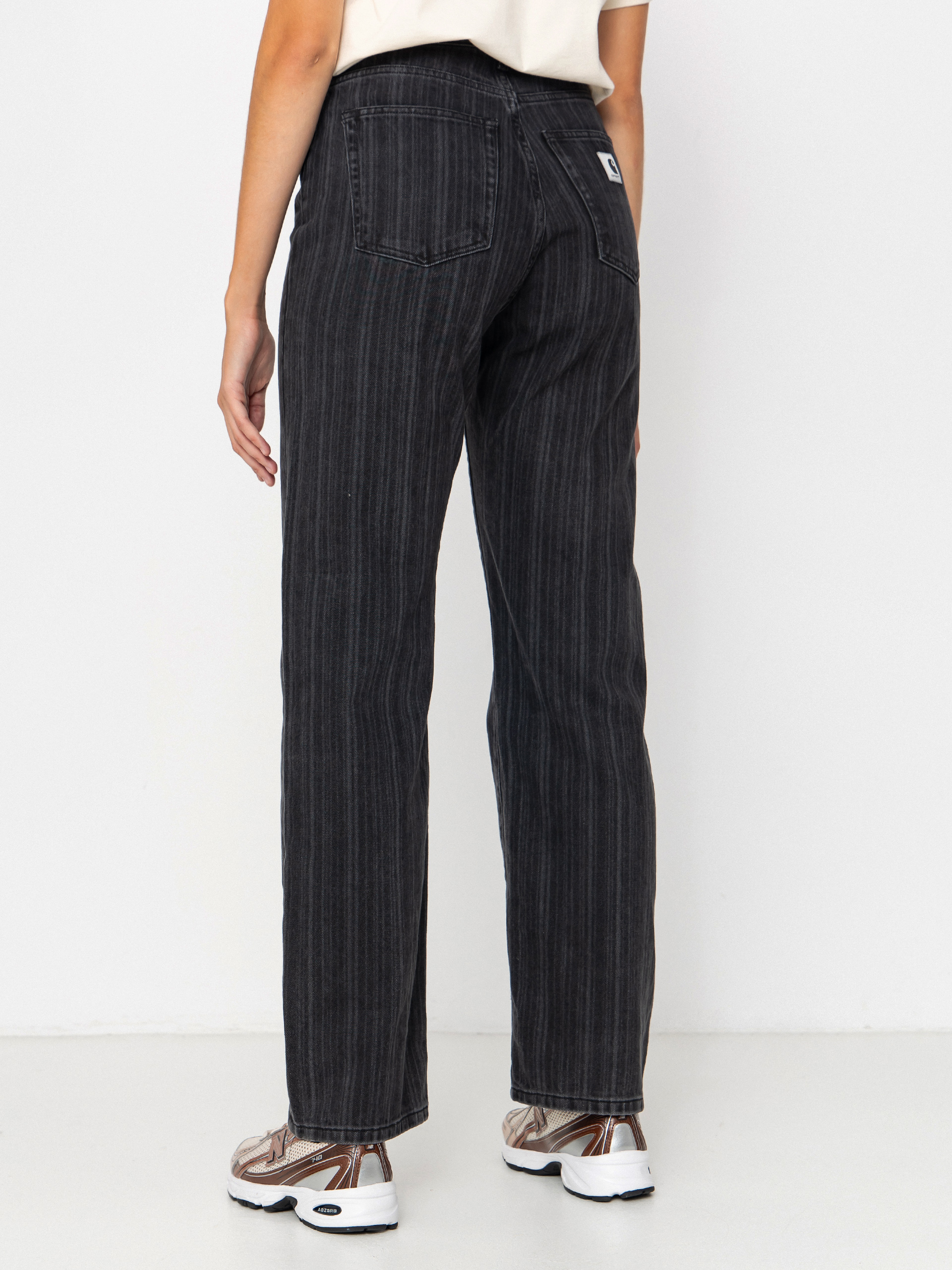 Kalhoty Carhartt WIP Rylan Wmn (rylan stripe/black/stone washed)