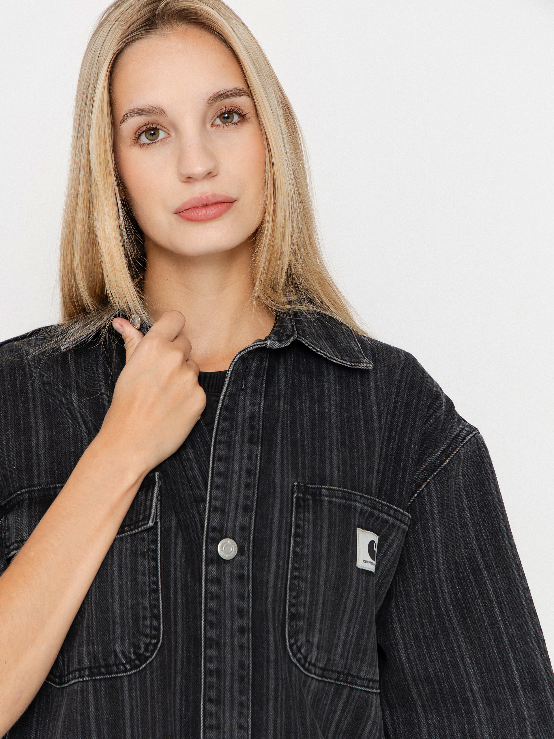 Šaty  Carhartt WIP Rylan Dress Wmn (rylan stripe/black/stone washed)