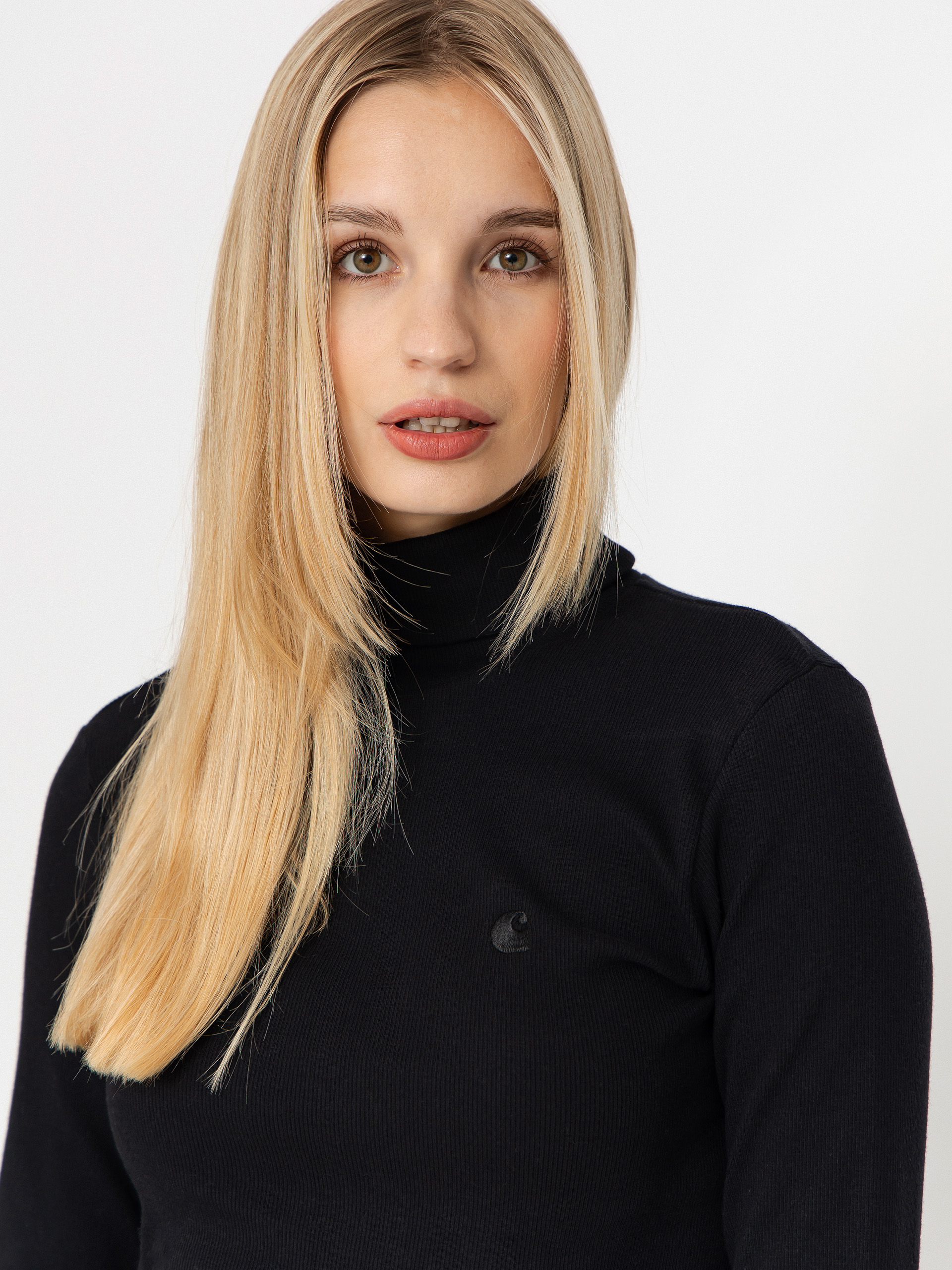 Triko Carhartt WIP Philipa Mockneck Wmn (black)