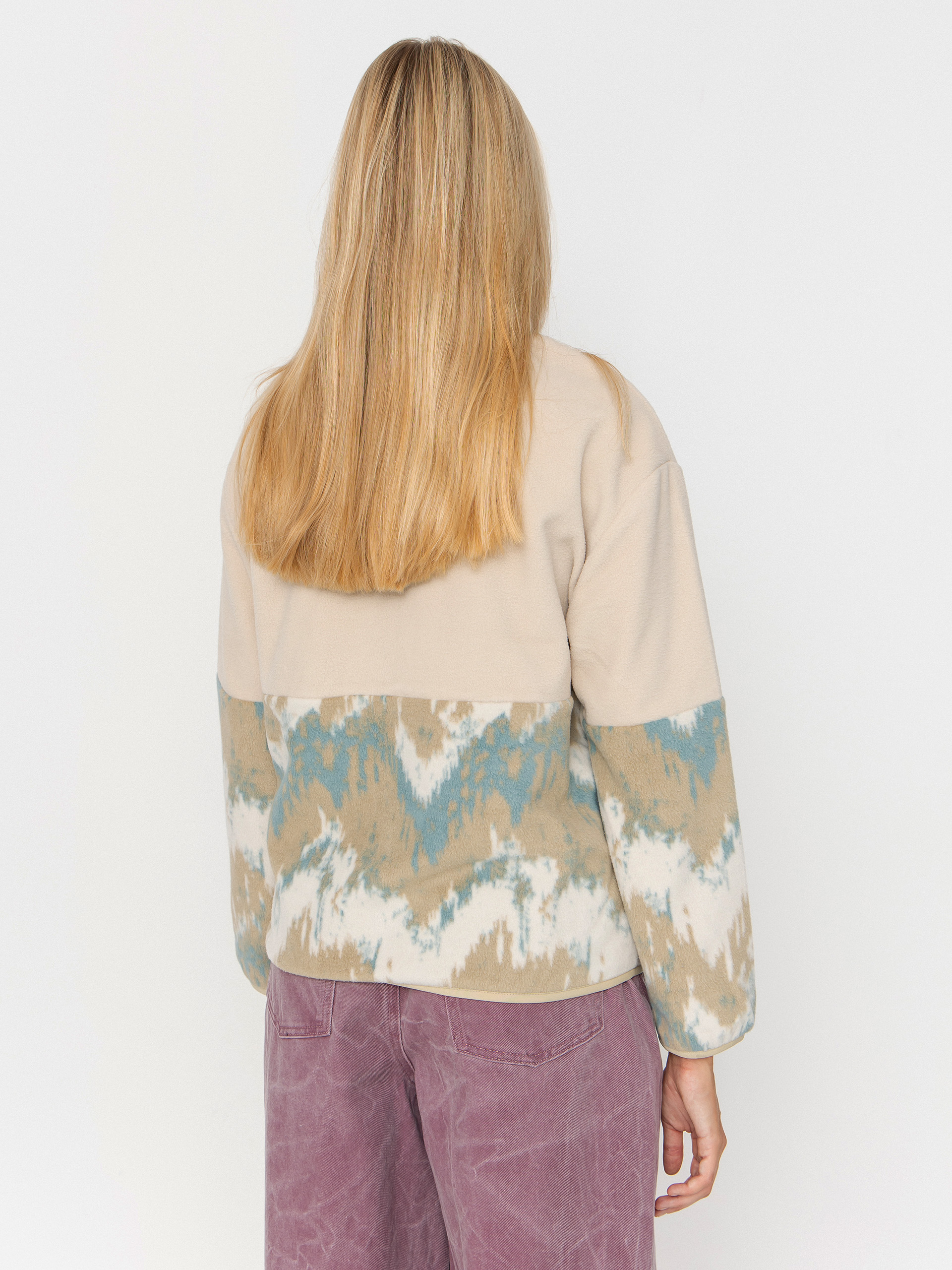 Dámský Fleecová mikina Iriedaily Half Indi Troyer (khaki grey)