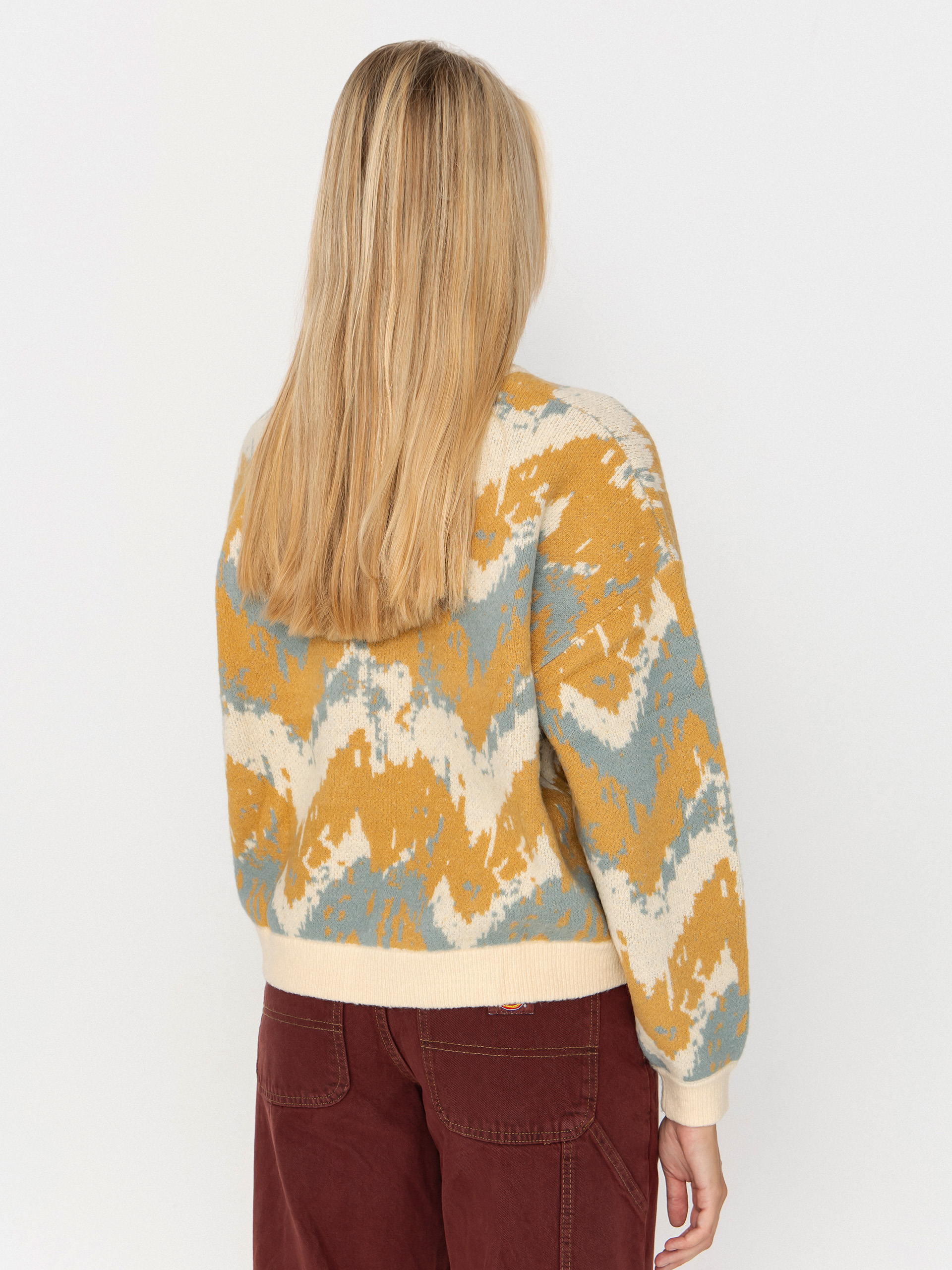 Svetr Iriedaily Boxy Fluff Wmn (khaki grey)