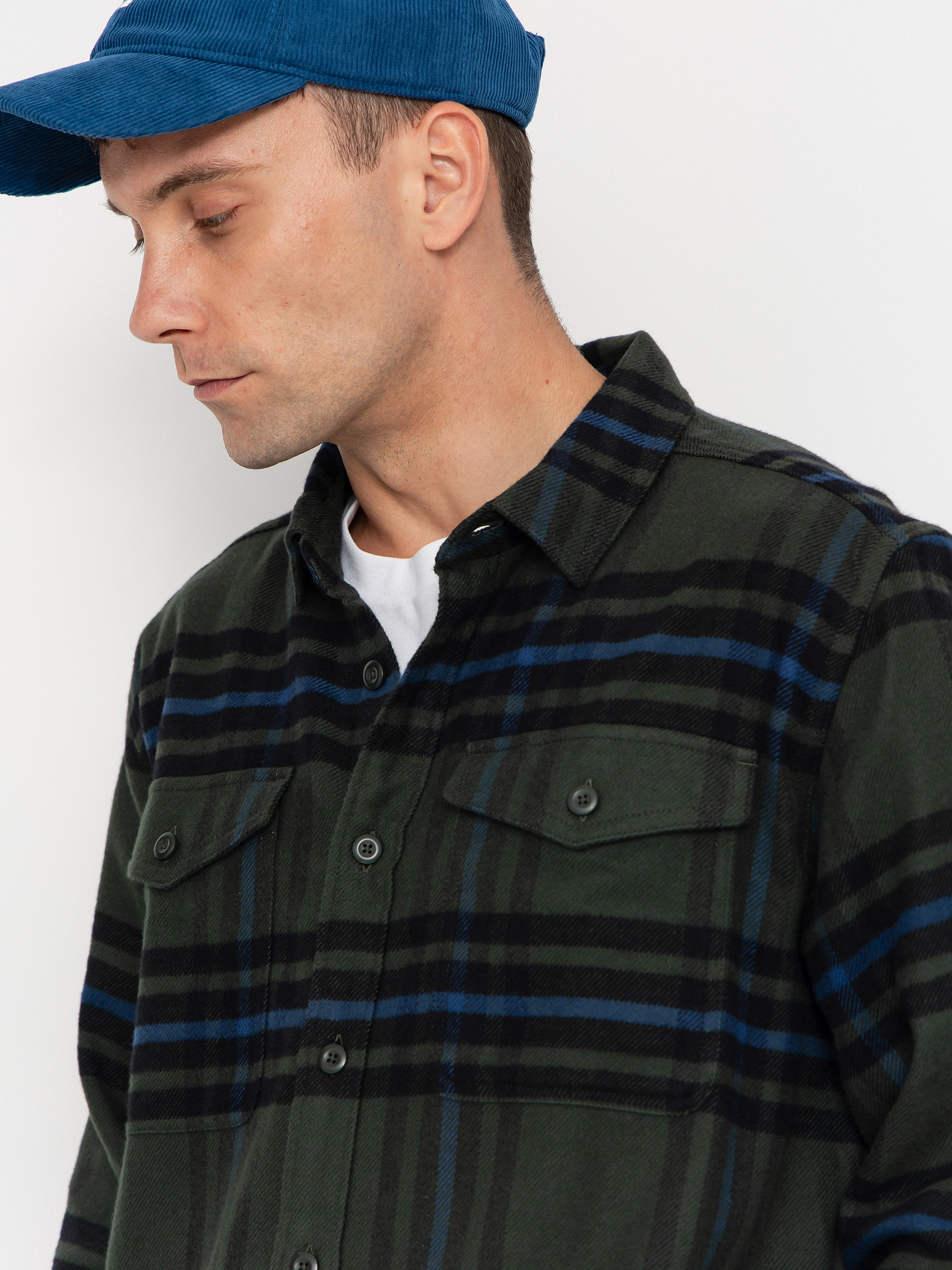 Košile Patagonia Fjord Flannel (catch old growth green)