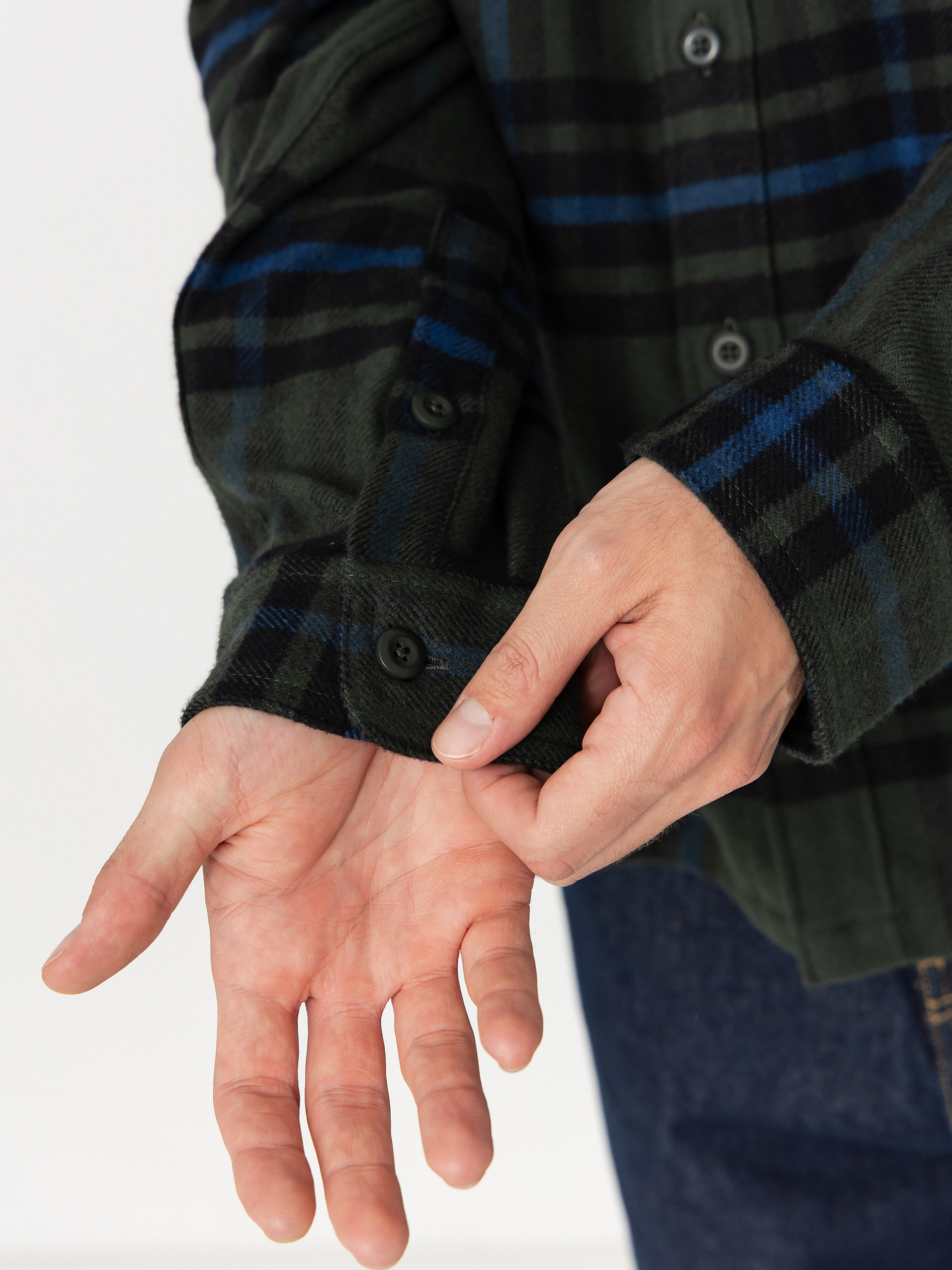 Košile Patagonia Fjord Flannel (catch old growth green)