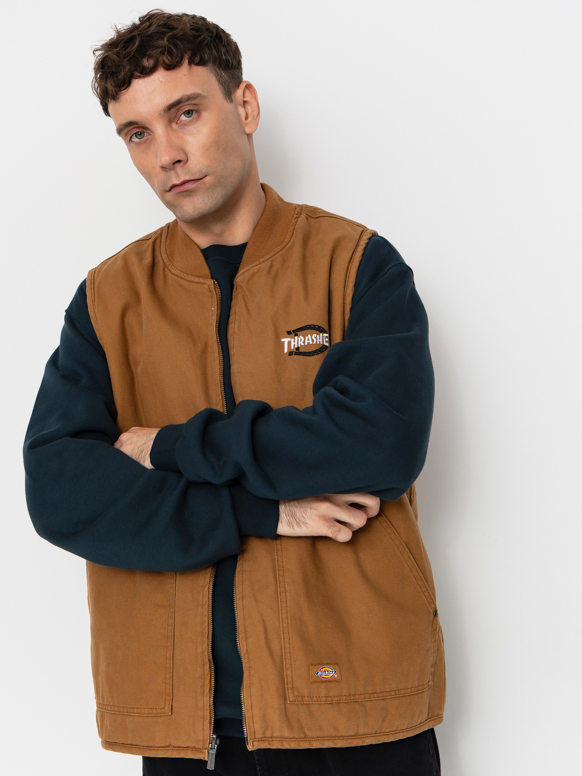 Vesta Dickies x Thrasher Vest (brown duck)