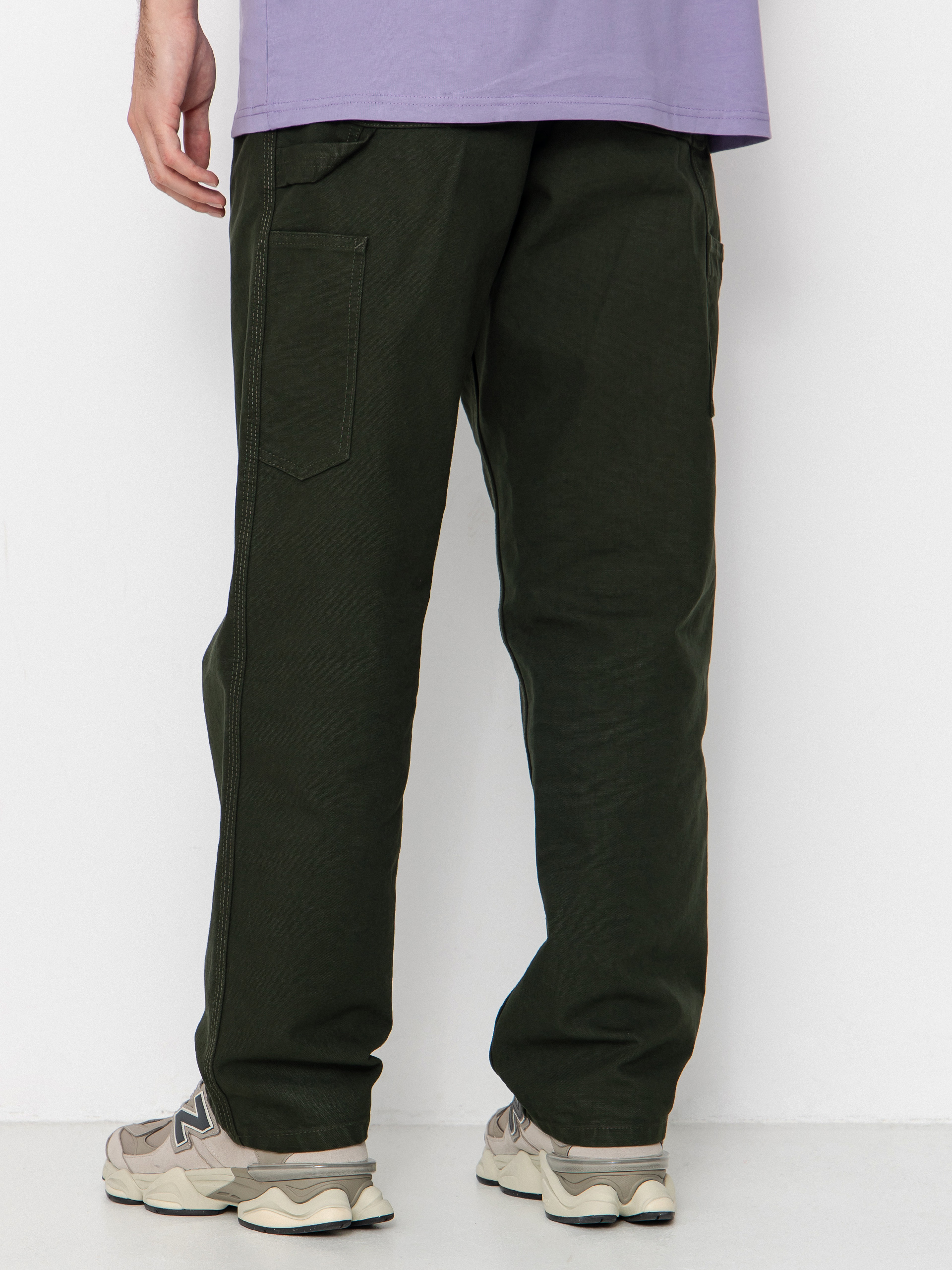 Kalhoty Carhartt WIP Single Knee (olive/rinsed)