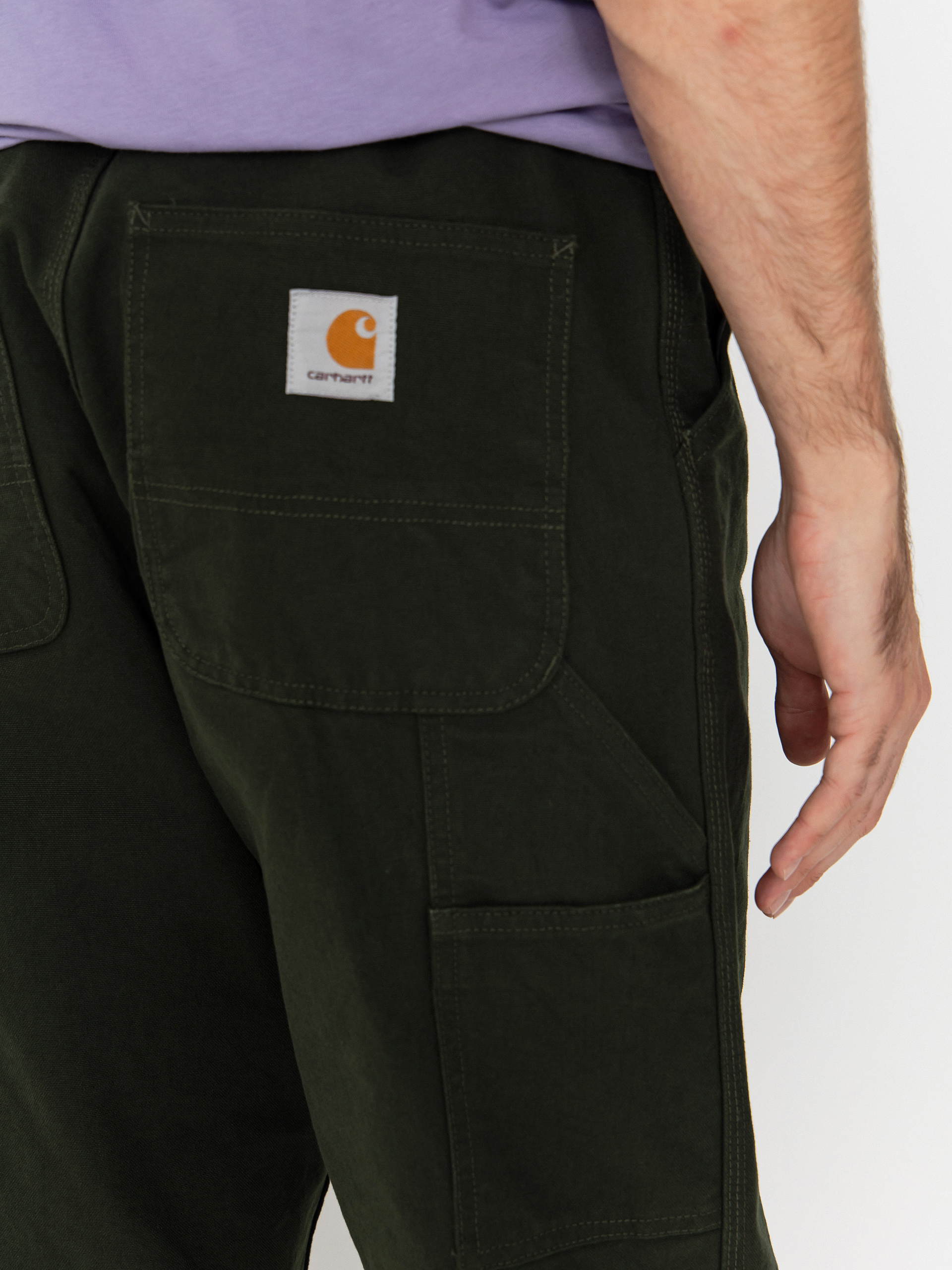 Kalhoty Carhartt WIP Single Knee (olive/rinsed)